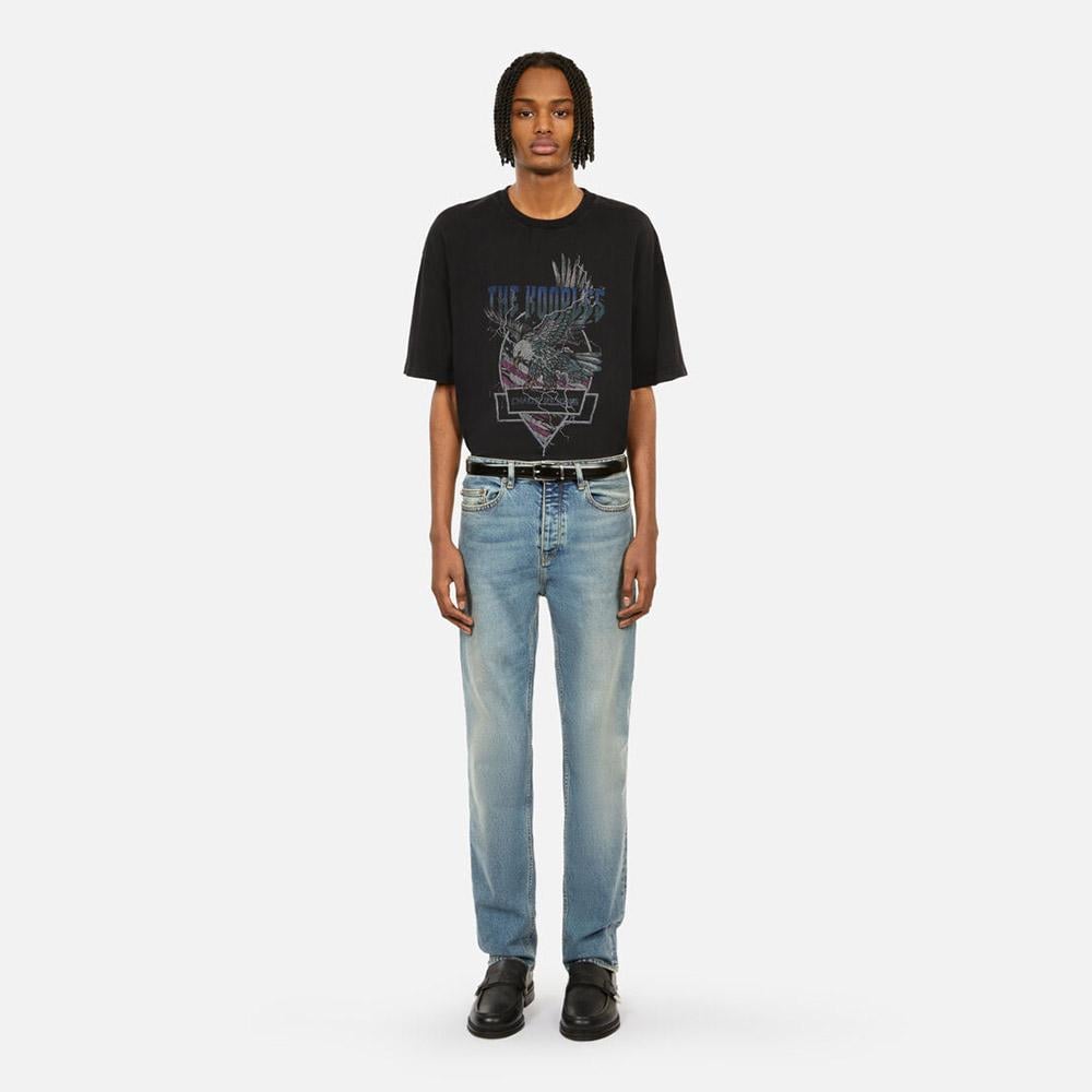 ERKEK SİYAH BASKILI T-SHIRT