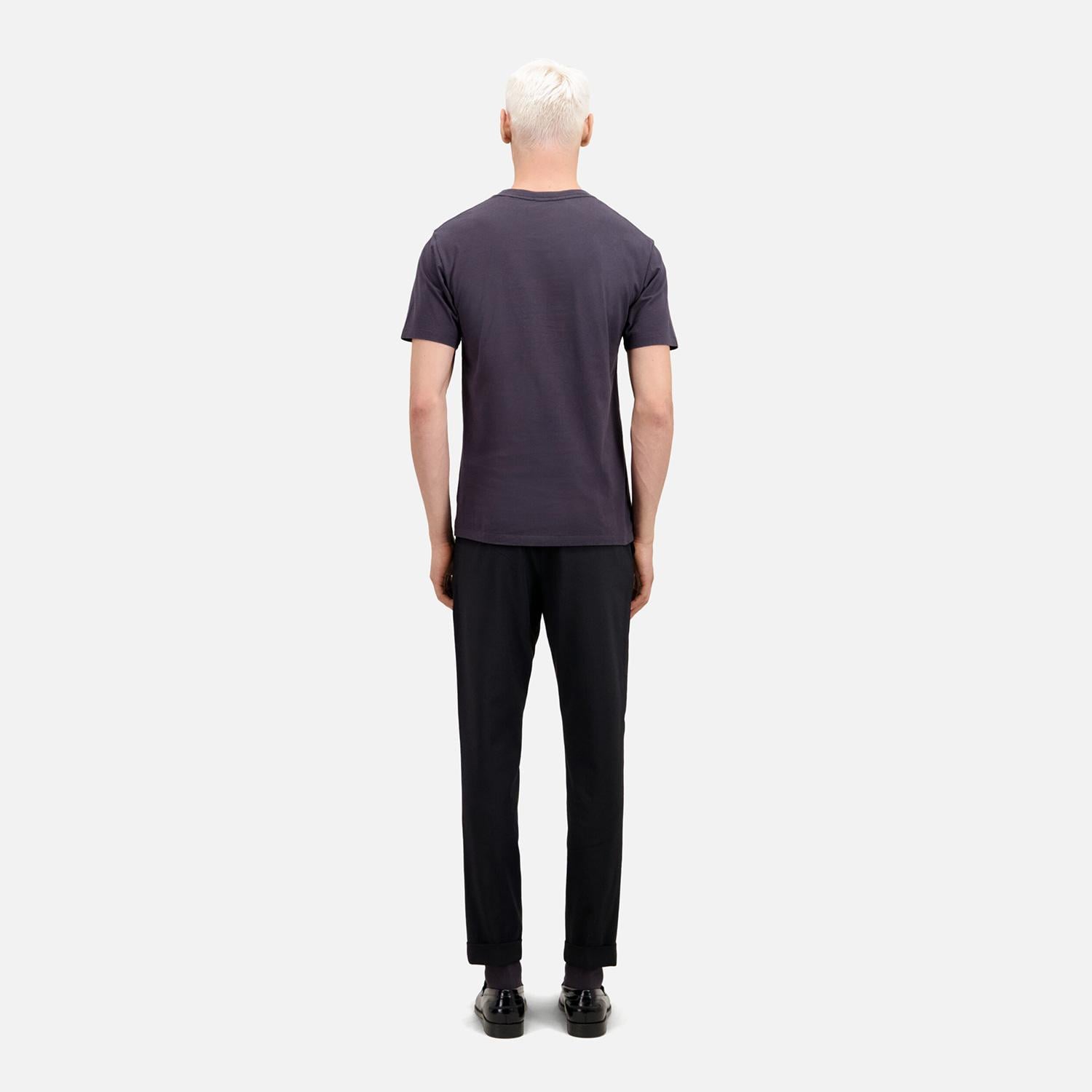 ERKEK BASKILI GRİ T-SHIRT