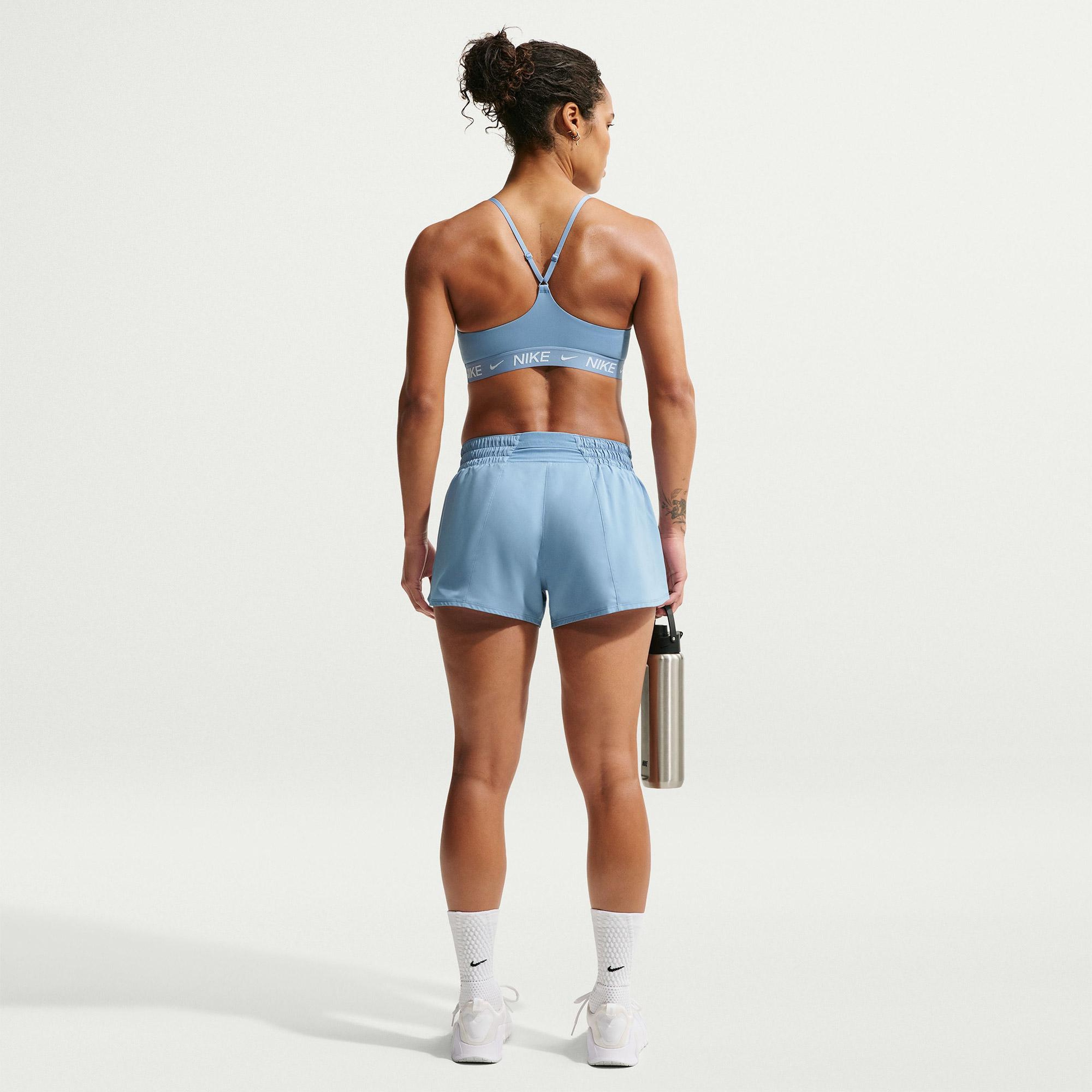 Nike Dri-Fit Indy Hafif Destekli Kadın Mavi Bra
