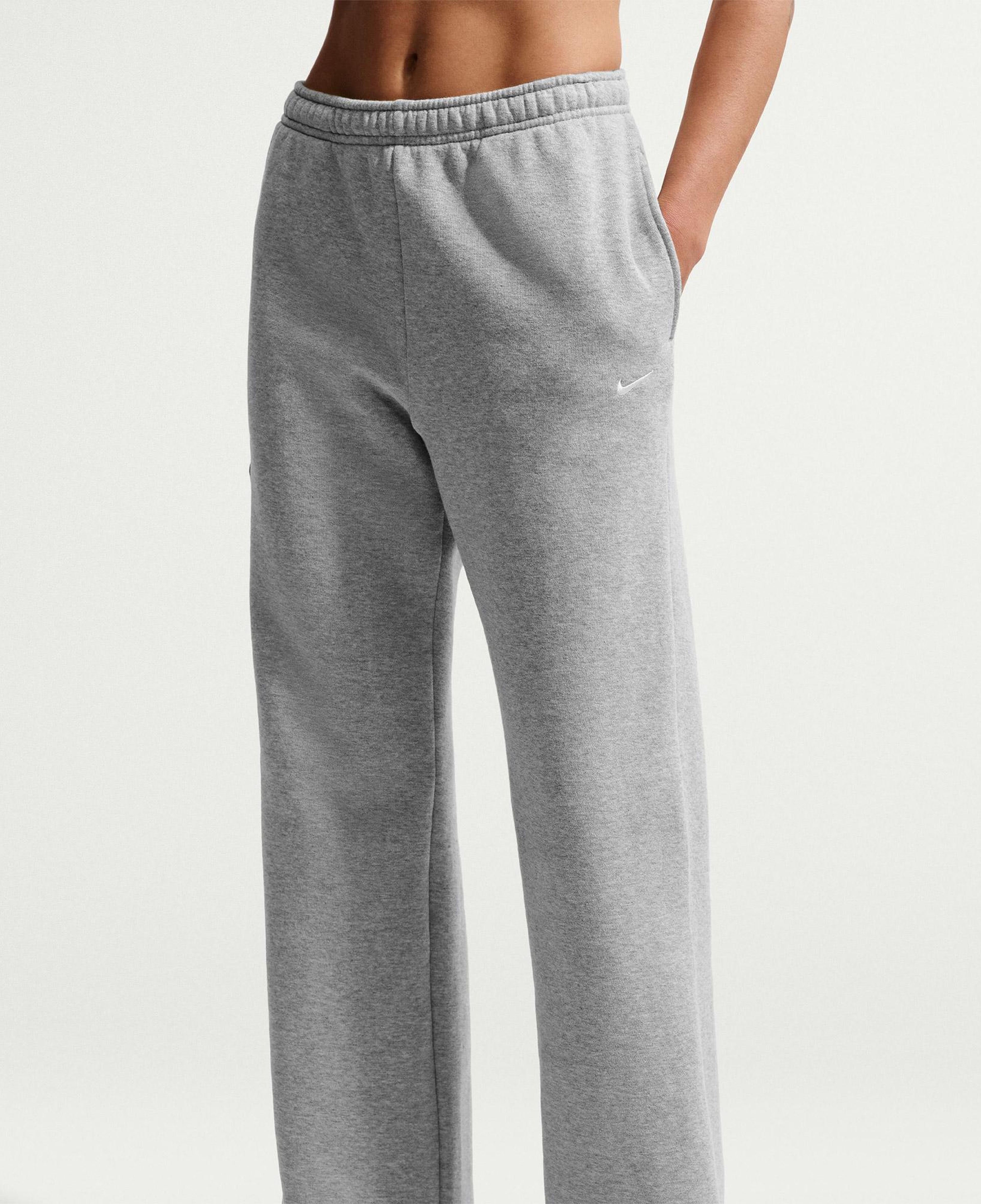 Nike Studio Fleece Kadın Gri Eşofman Altı