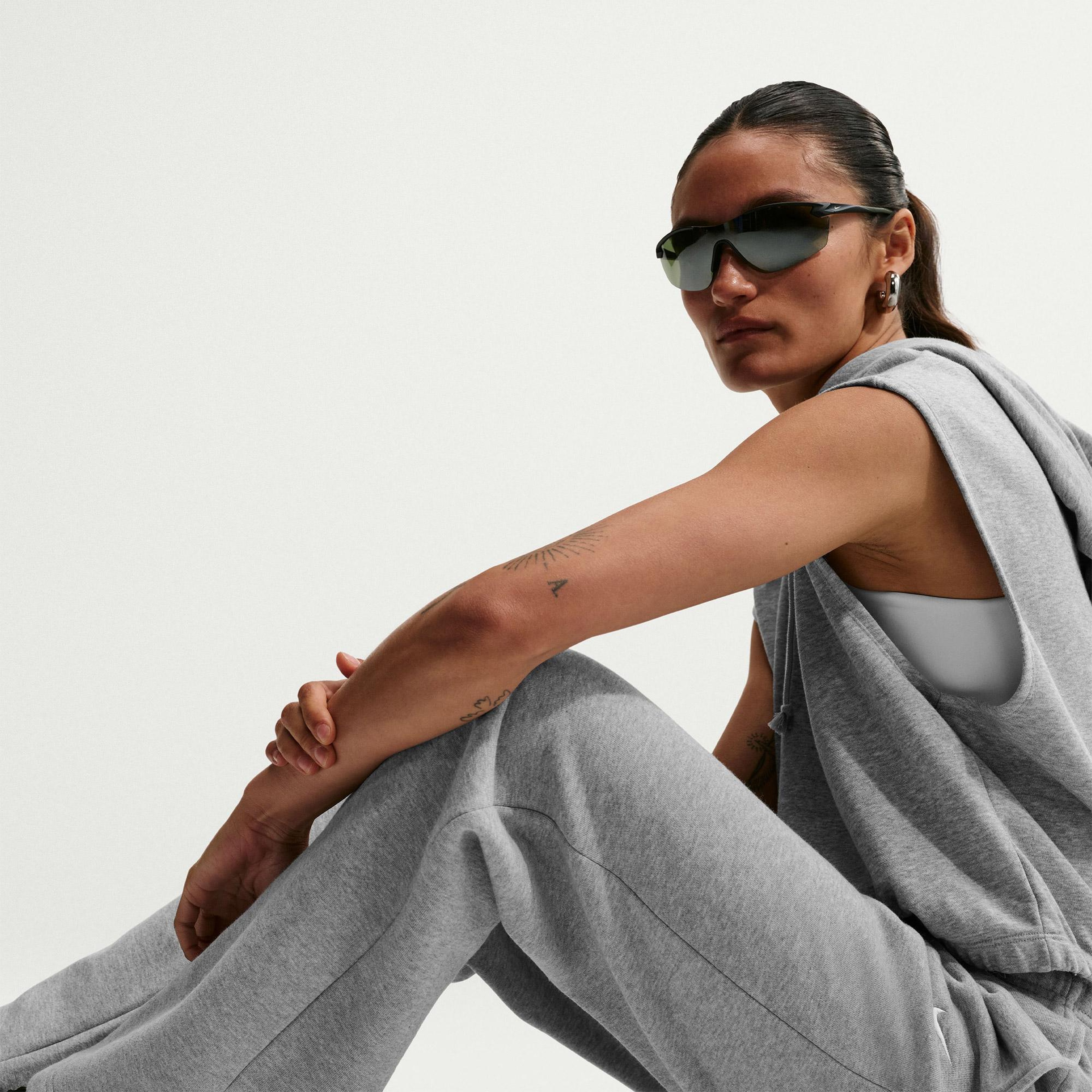 Nike Studio Fleece Kadın Gri Eşofman Altı