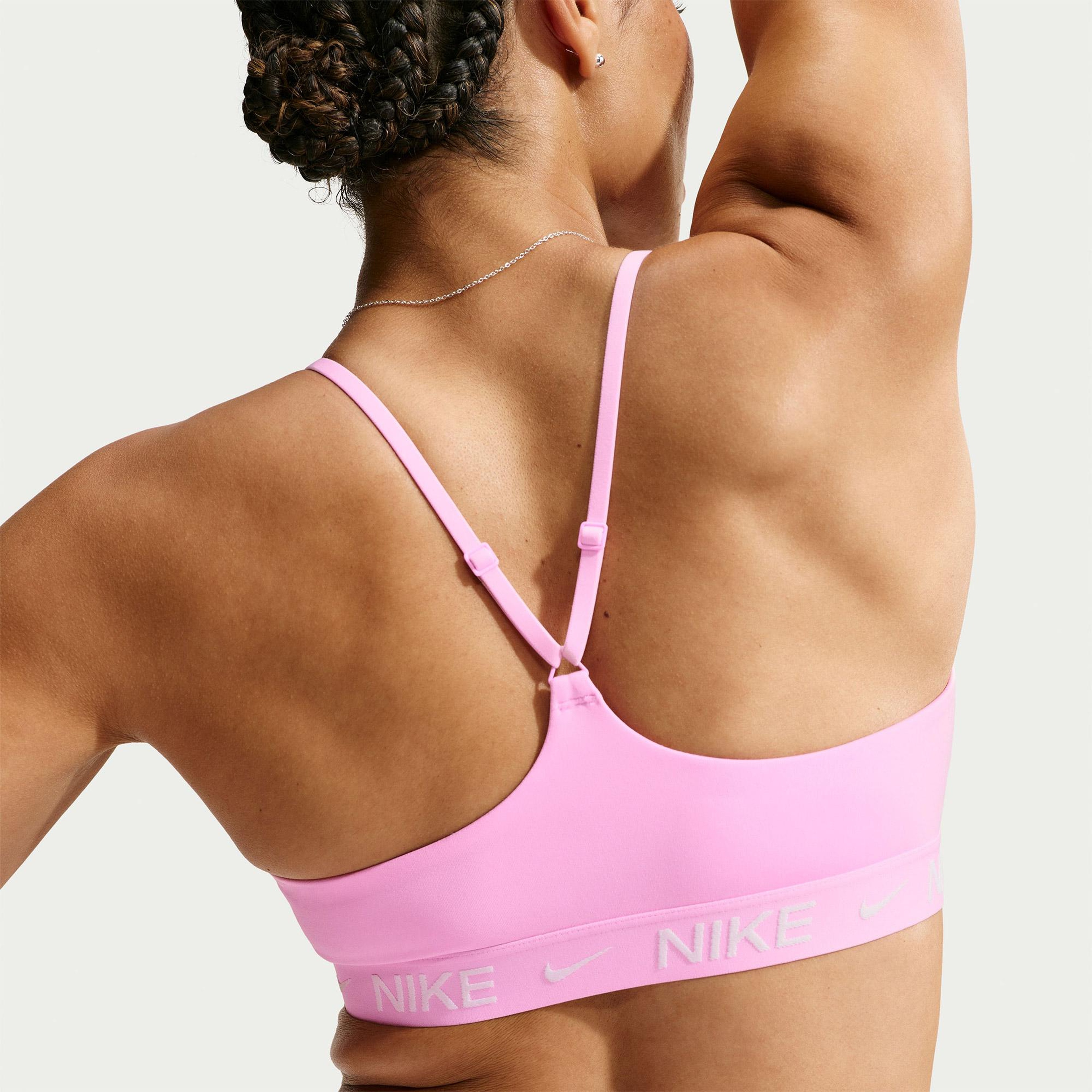 Nike Dri-Fit Indy Hafif Destekli Kadın Pembe Bra