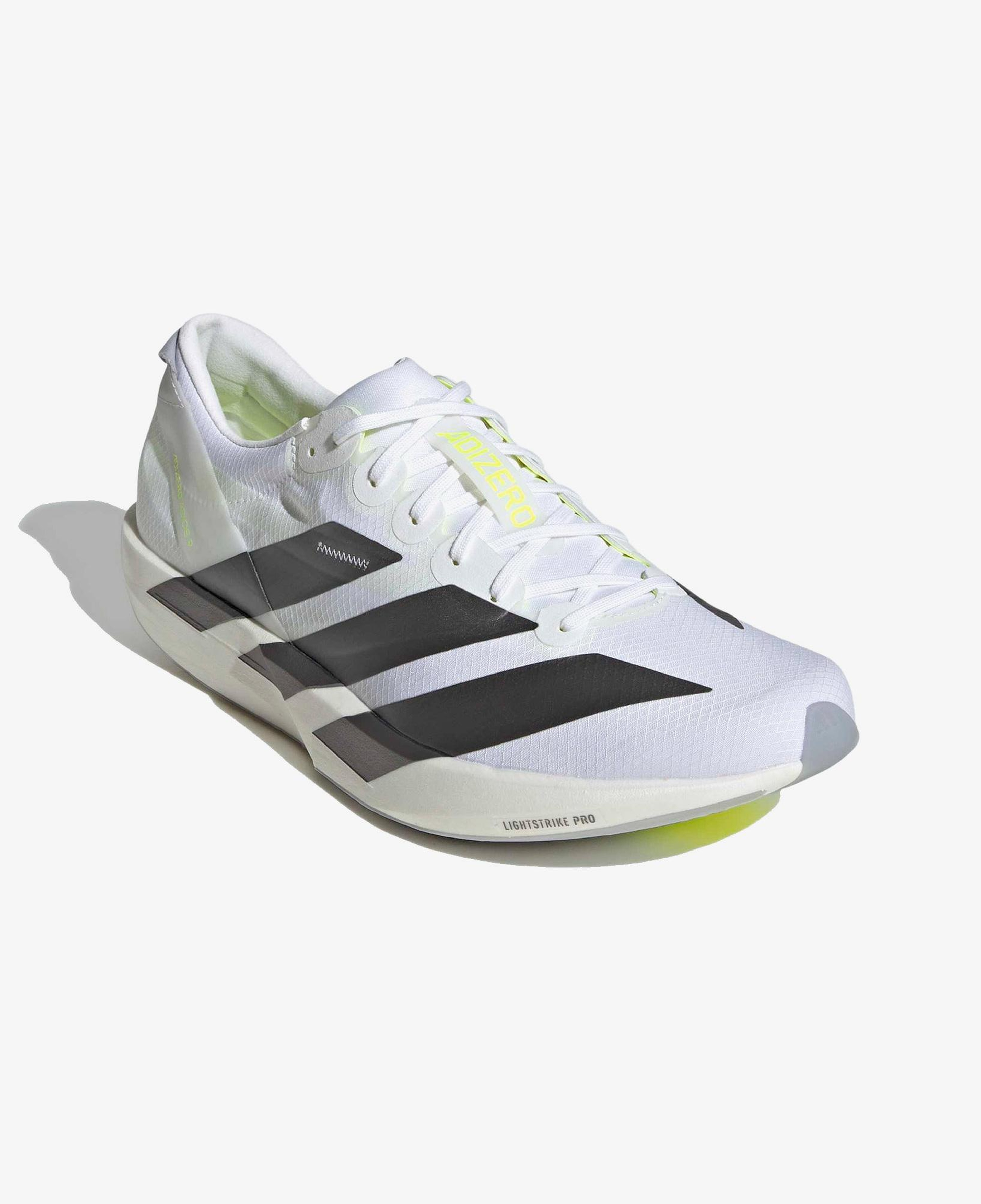 adidas Adizero Adios 9 Erkek Beyaz Koşu Ayakkabısı
