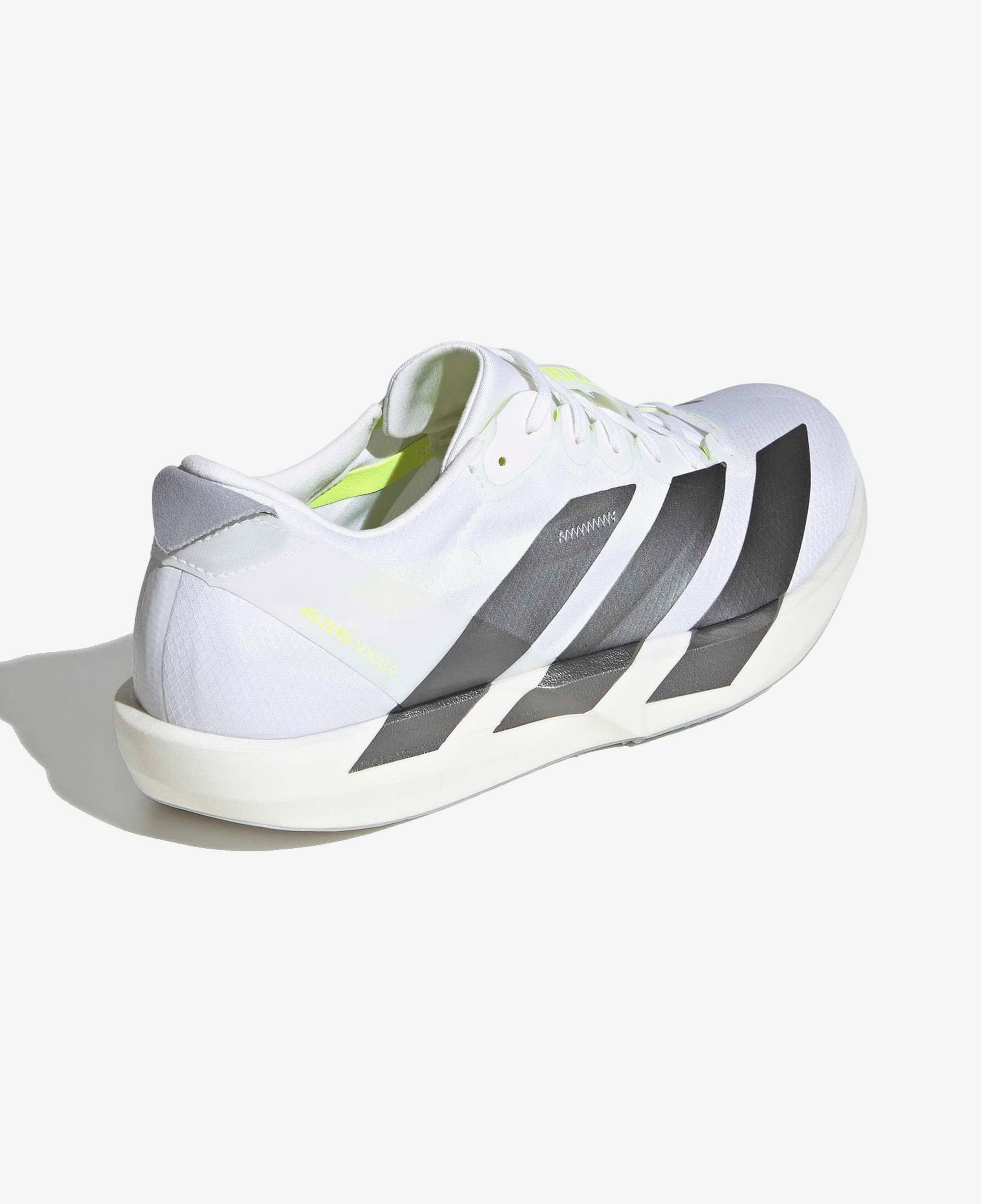 adidas Adizero Adios 9 Erkek Beyaz Koşu Ayakkabısı