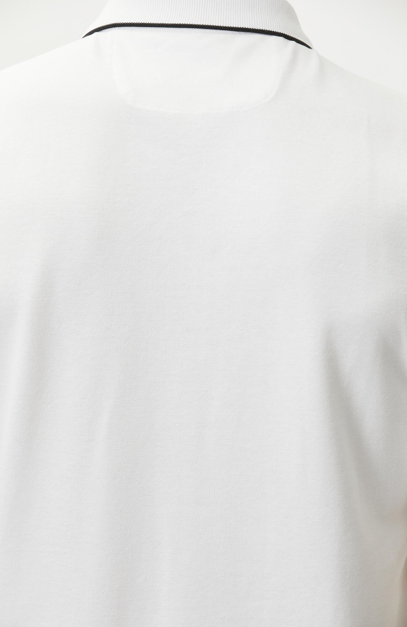 Network Erkek Beyaz Polo Pike T-shirt