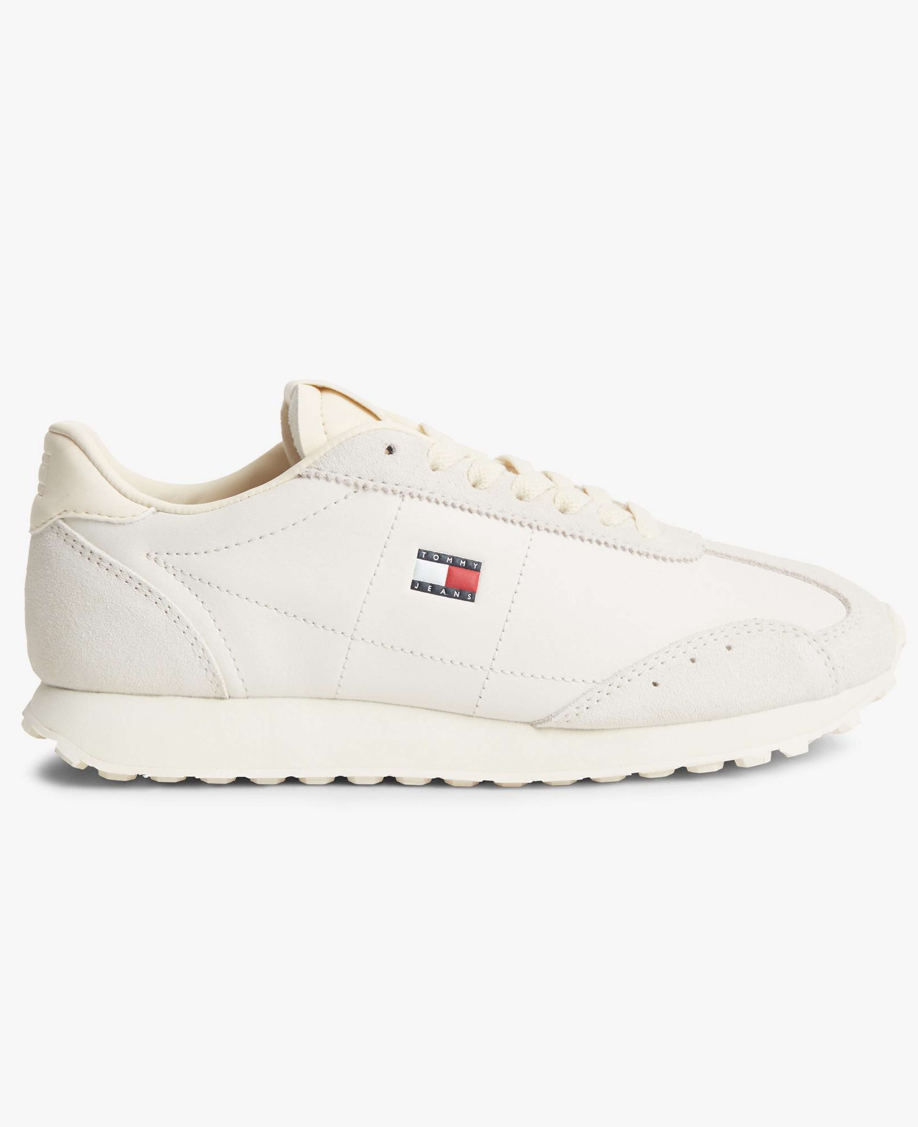 Tommy Hilfiger Retro Runner Archive Kadın Krem Spor Ayakkabı