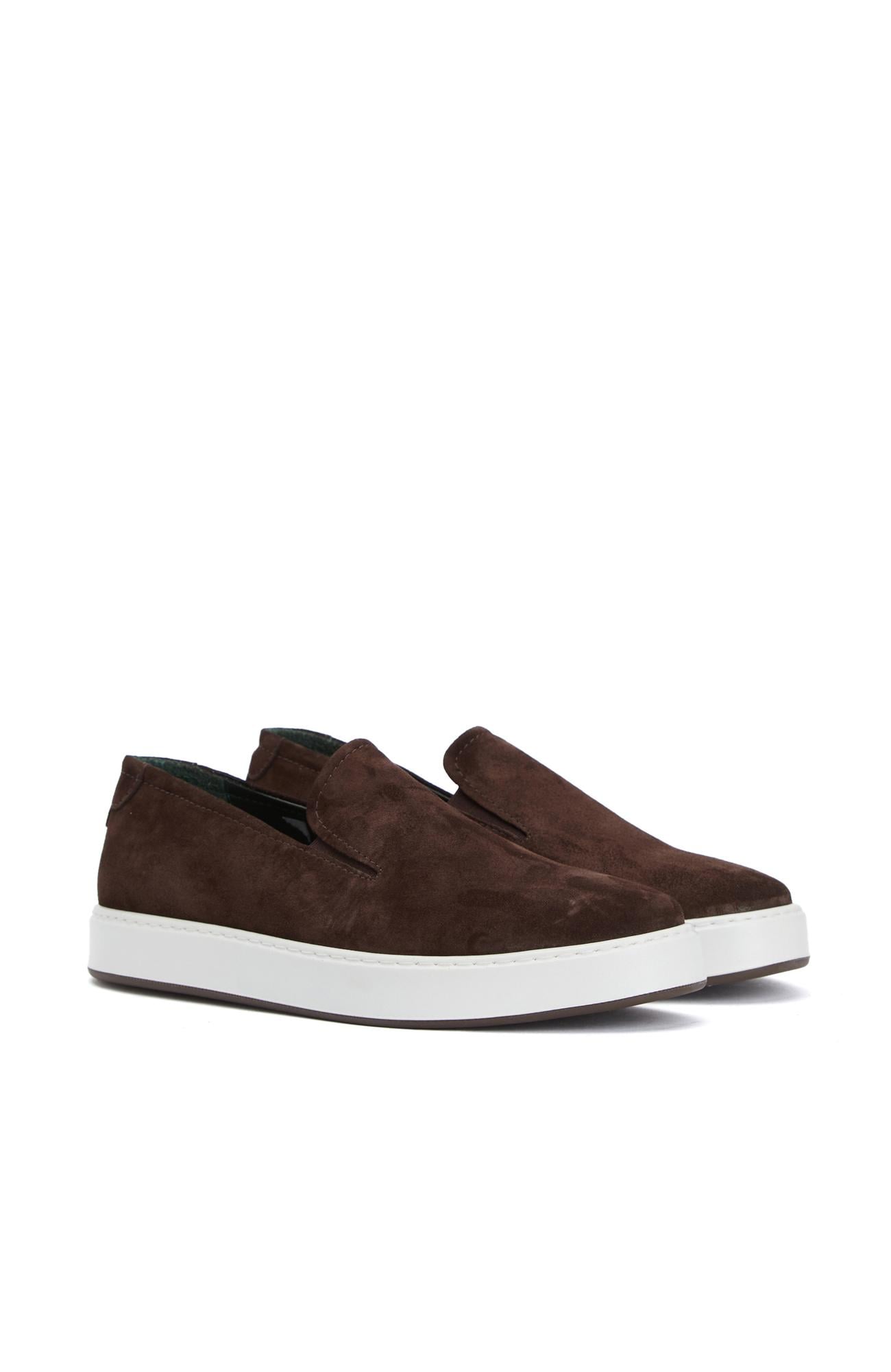 George Hogg Erkek Kahverengi Süet Loafer
