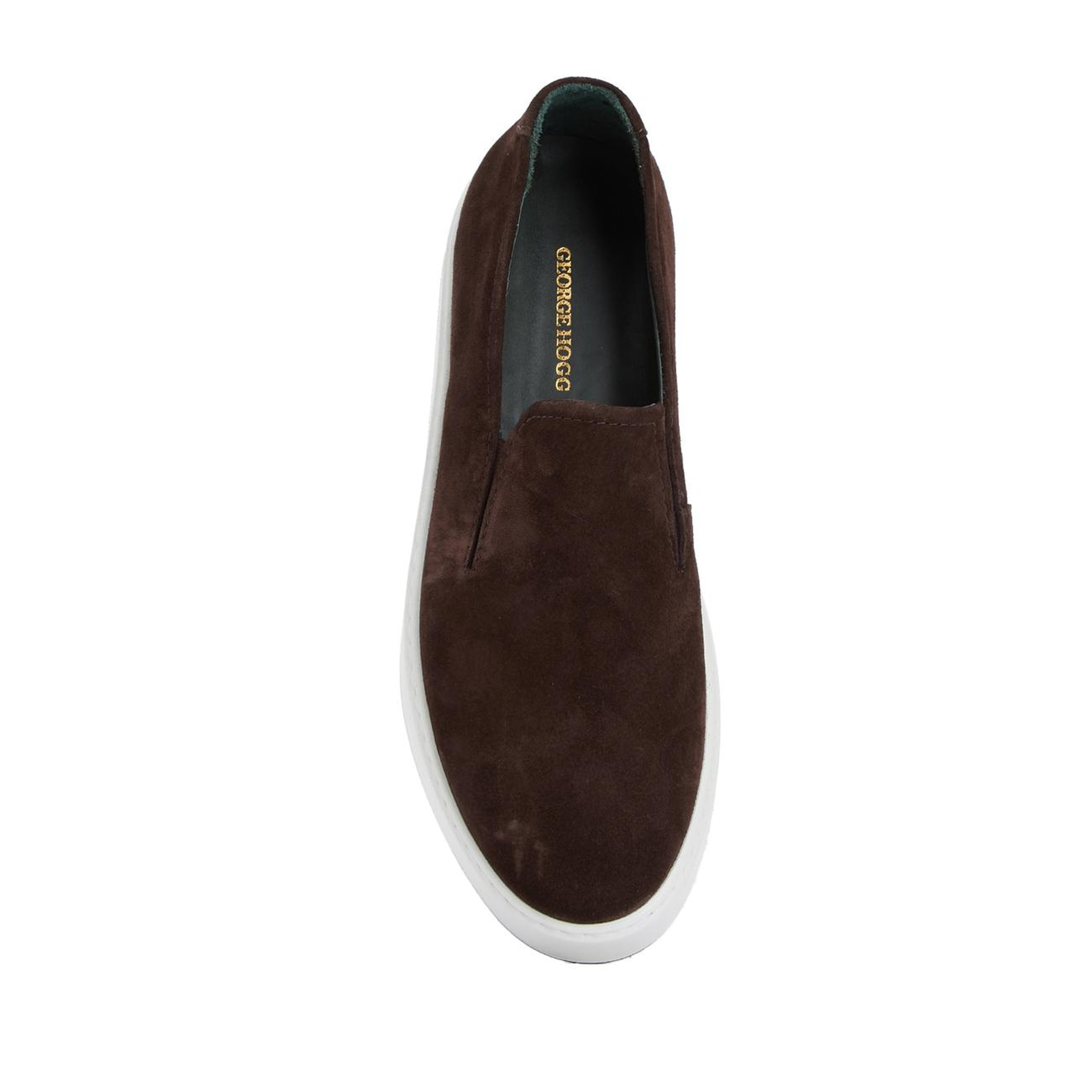 George Hogg Erkek Kahverengi Süet Loafer
