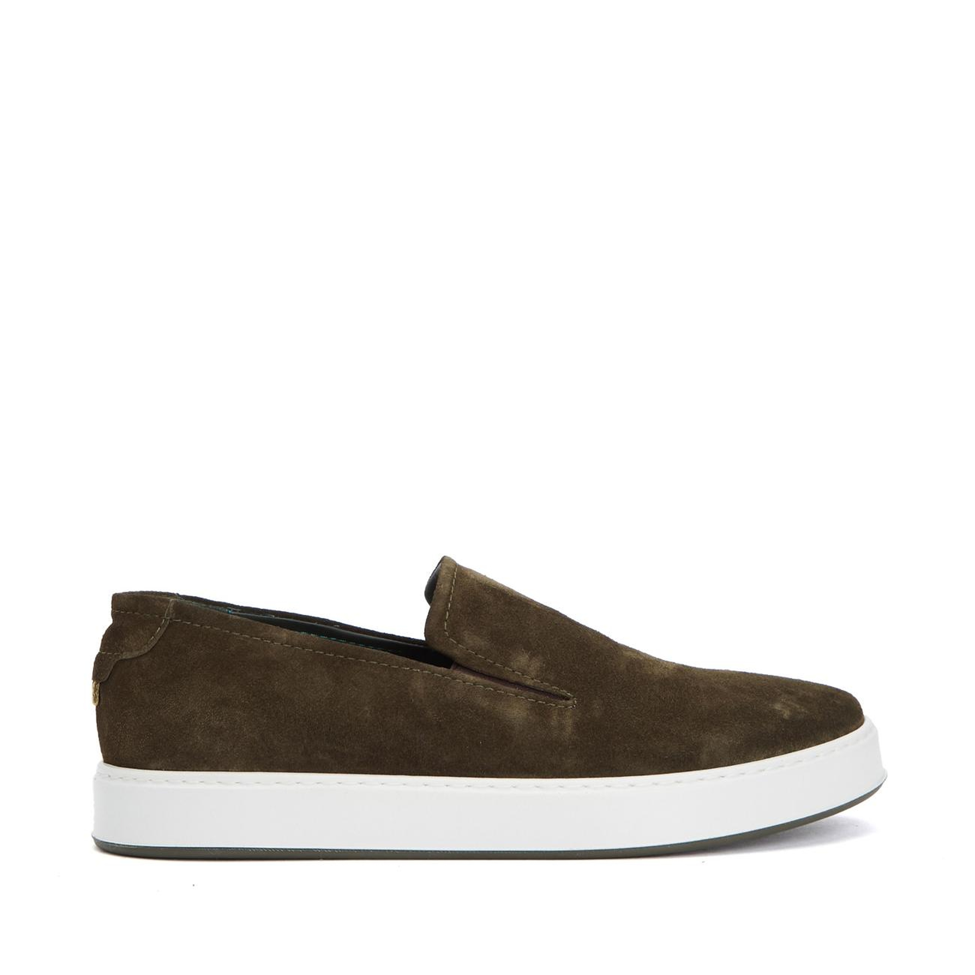 George Hogg Erkek Haki Süet Loafer