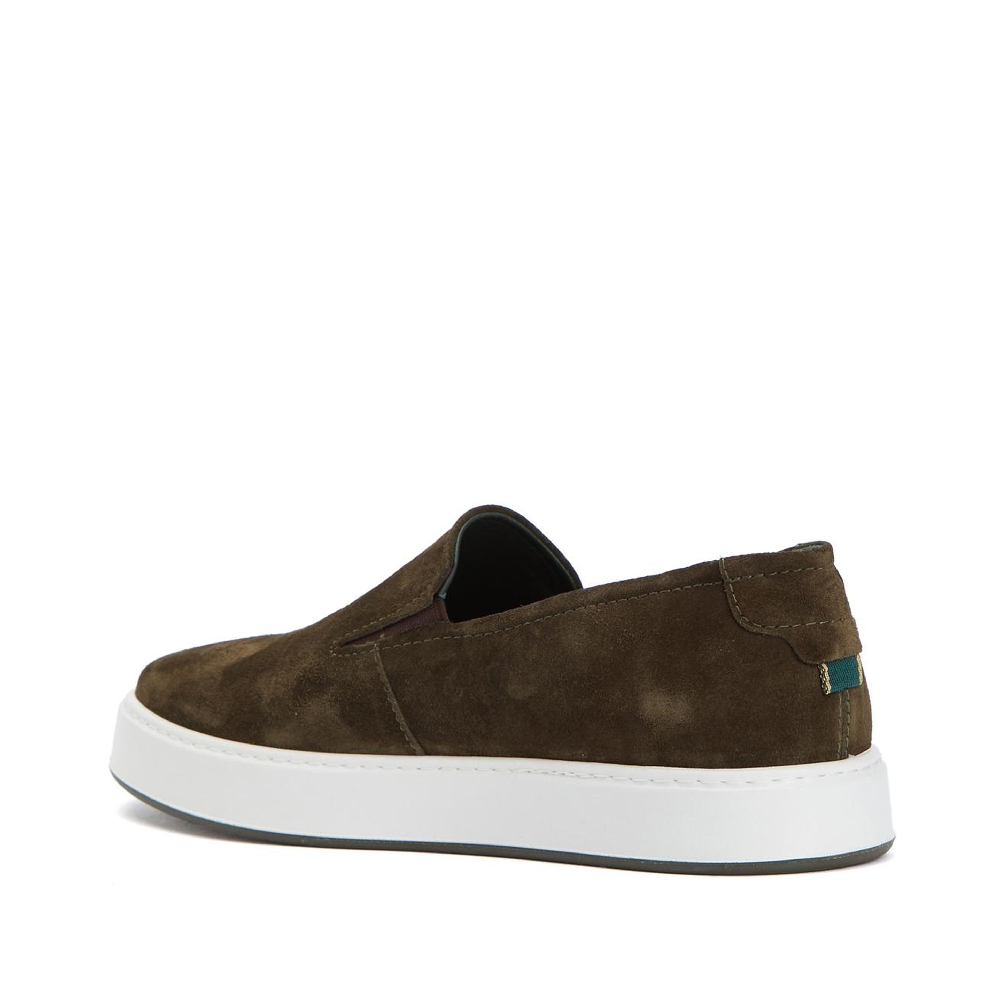 George Hogg Erkek Haki Süet Loafer