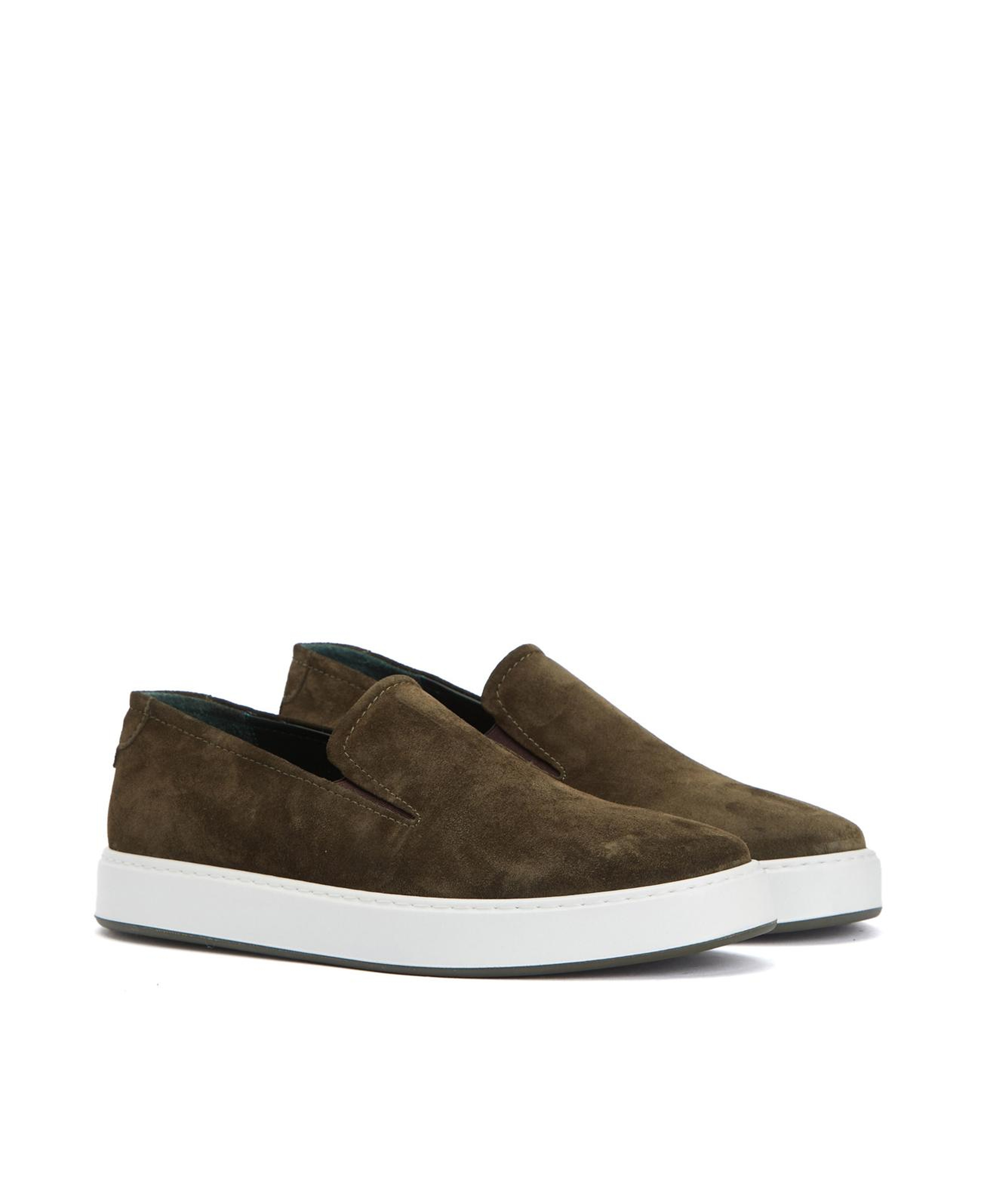 George Hogg Erkek Haki Süet Loafer