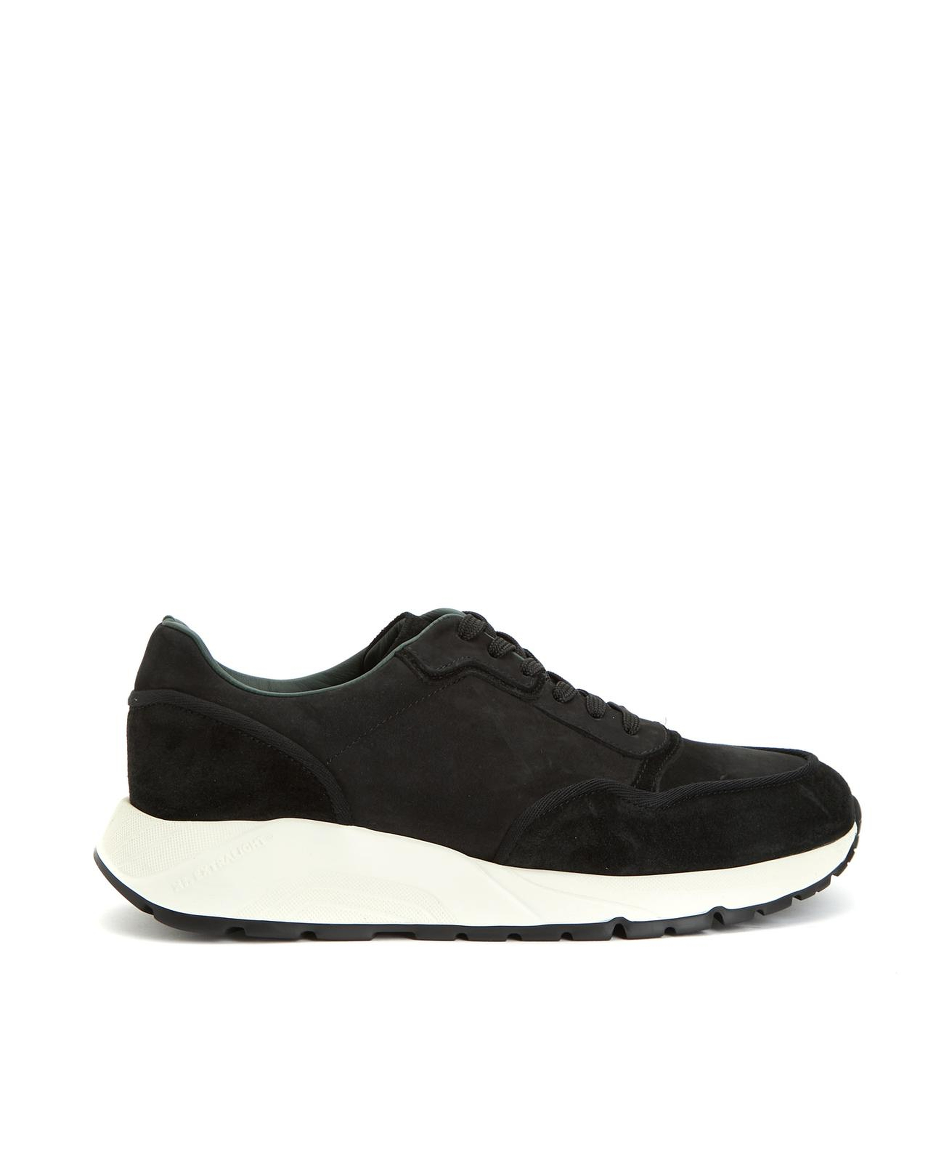 George Hogg Erkek Siyah Süet Sneaker