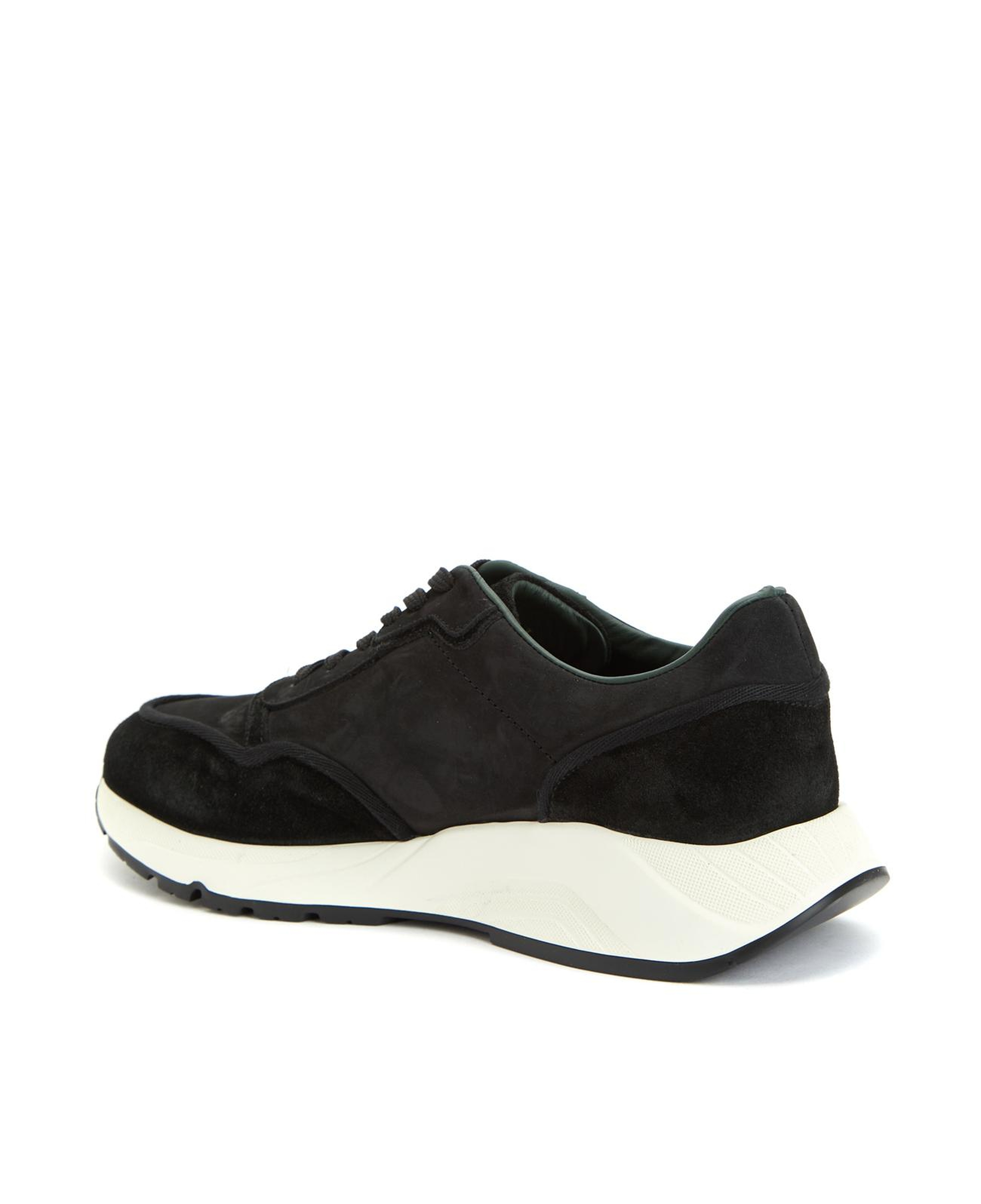 George Hogg Erkek Siyah Süet Sneaker