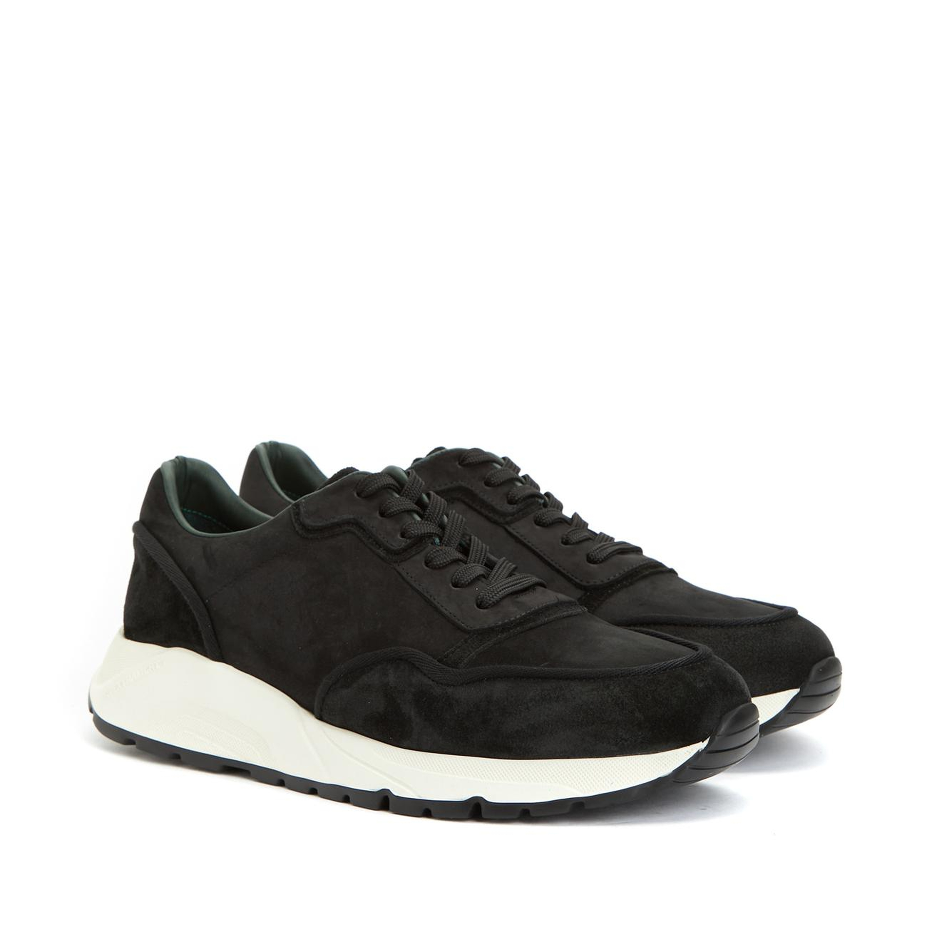 George Hogg Erkek Siyah Süet Sneaker