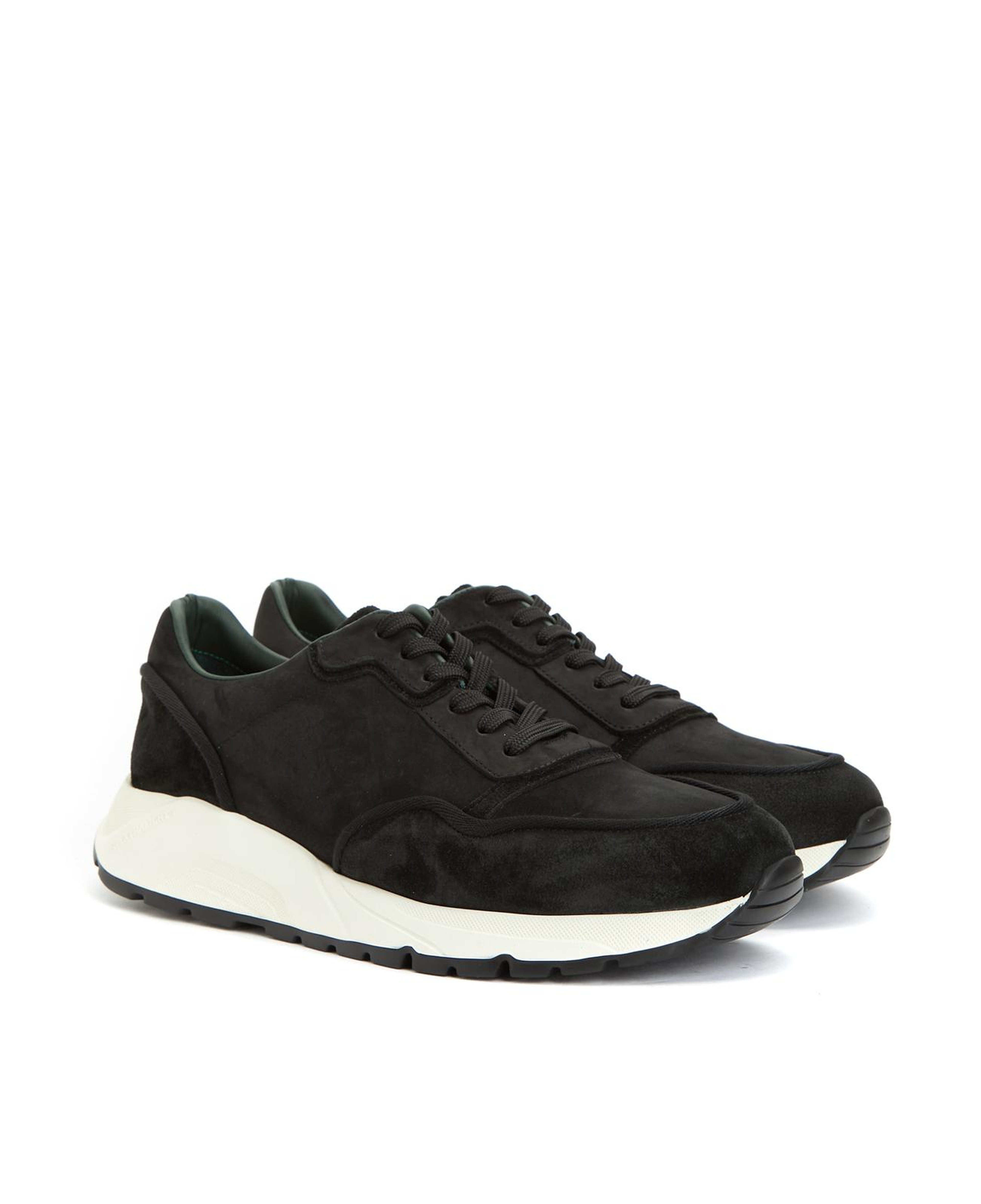 George Hogg Erkek Siyah Süet Sneaker