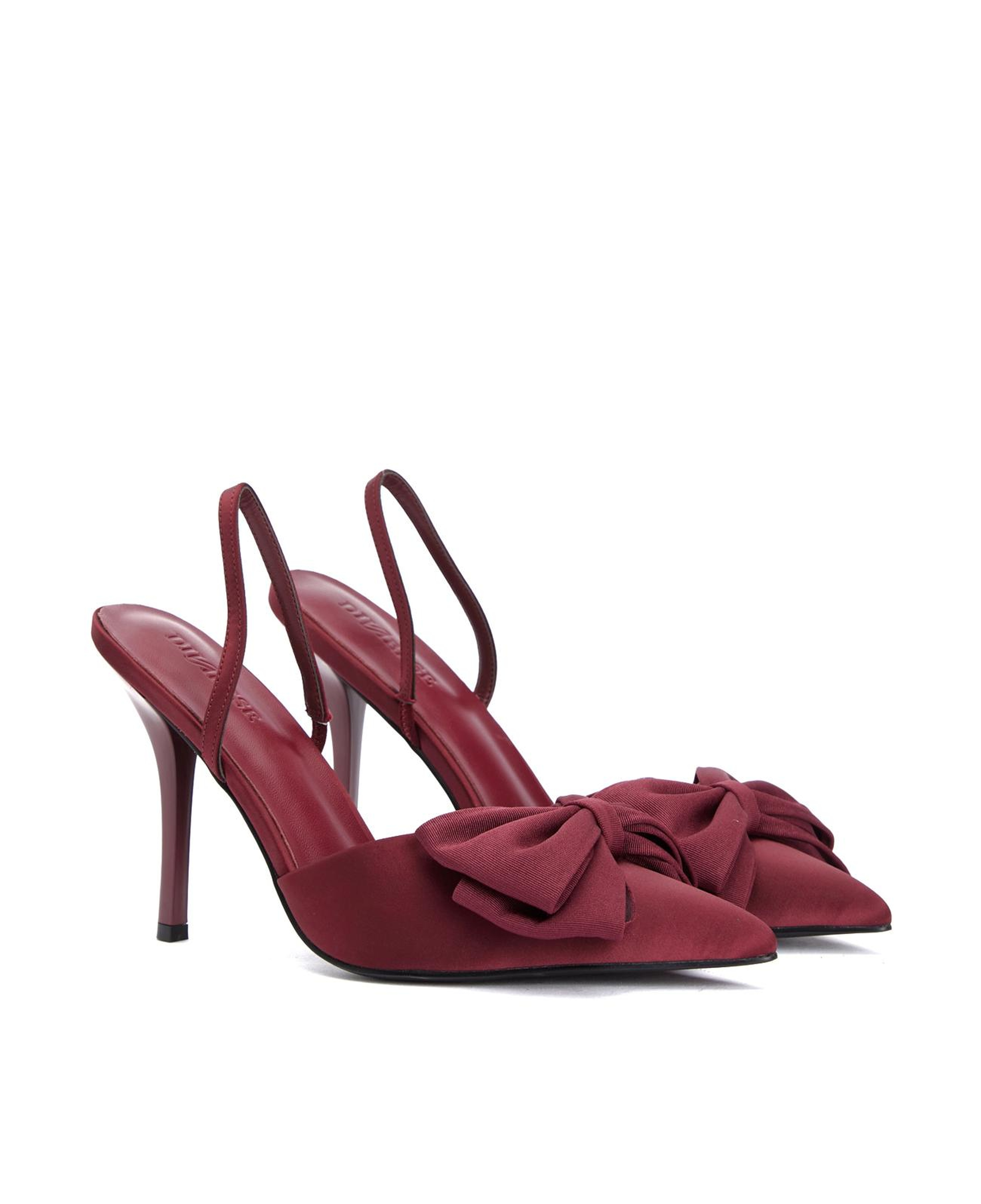 Divarese Kadın Bordo Toka Detaylı Stiletto