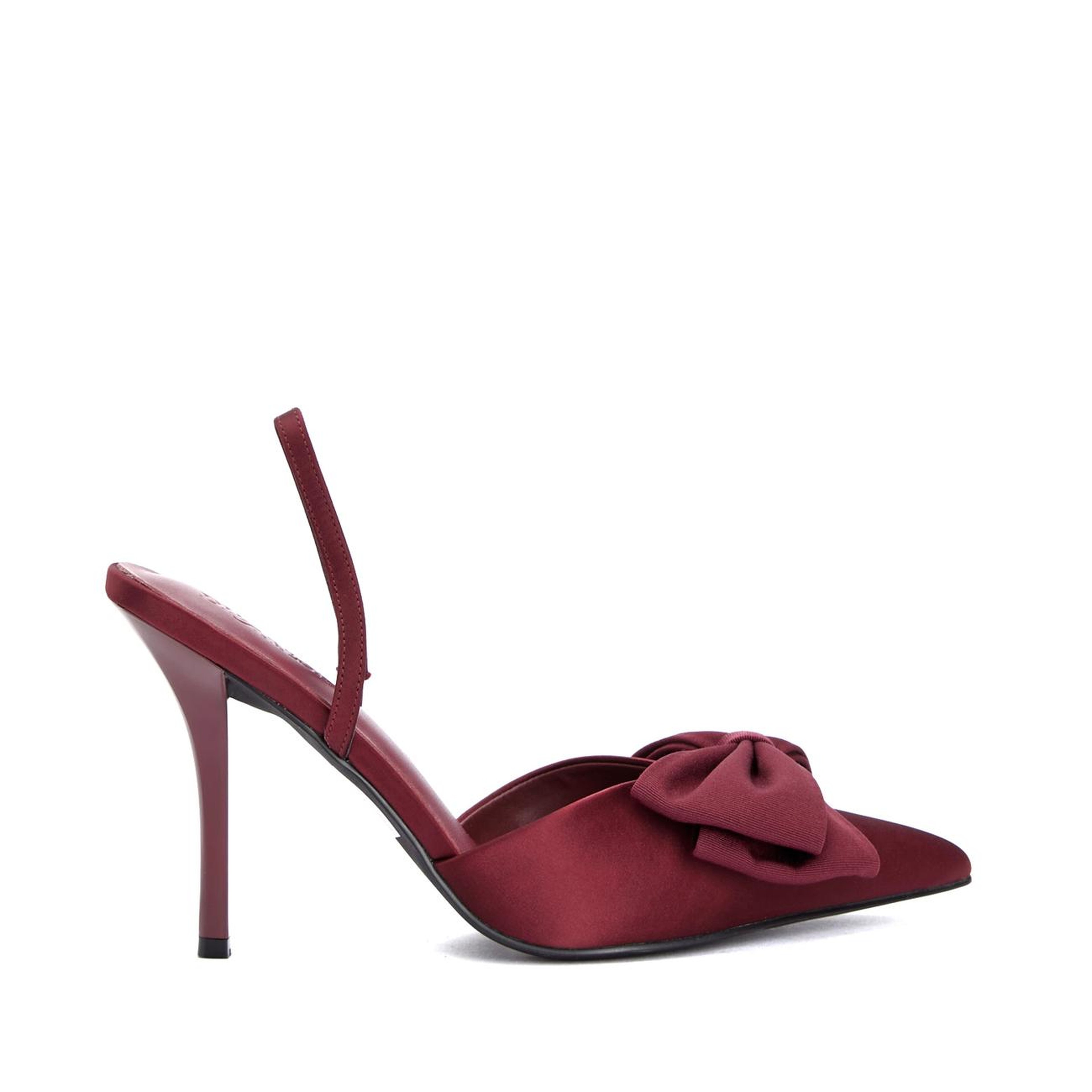 Divarese Kadın Bordo Toka Detaylı Stiletto