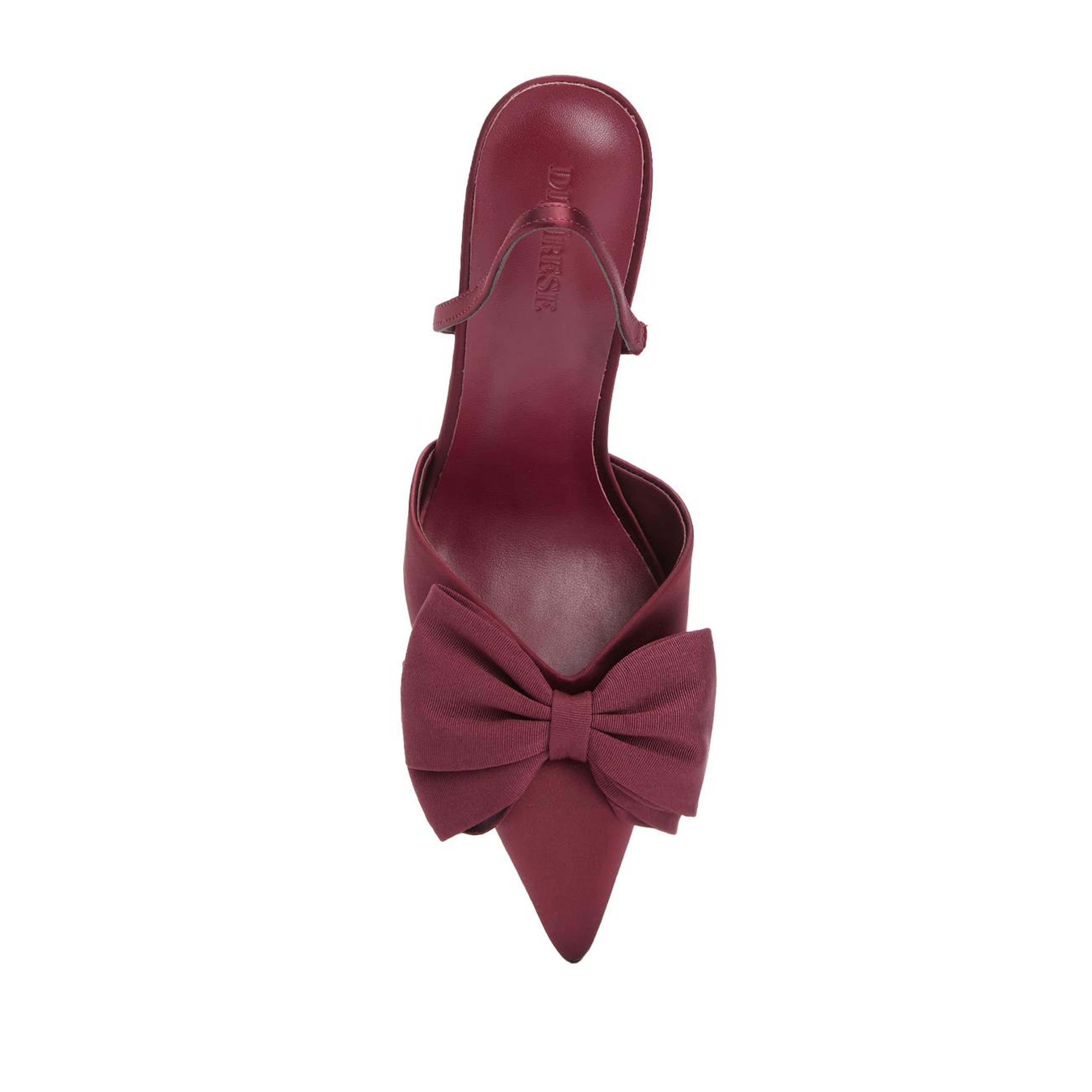 Divarese Kadın Bordo Toka Detaylı Stiletto