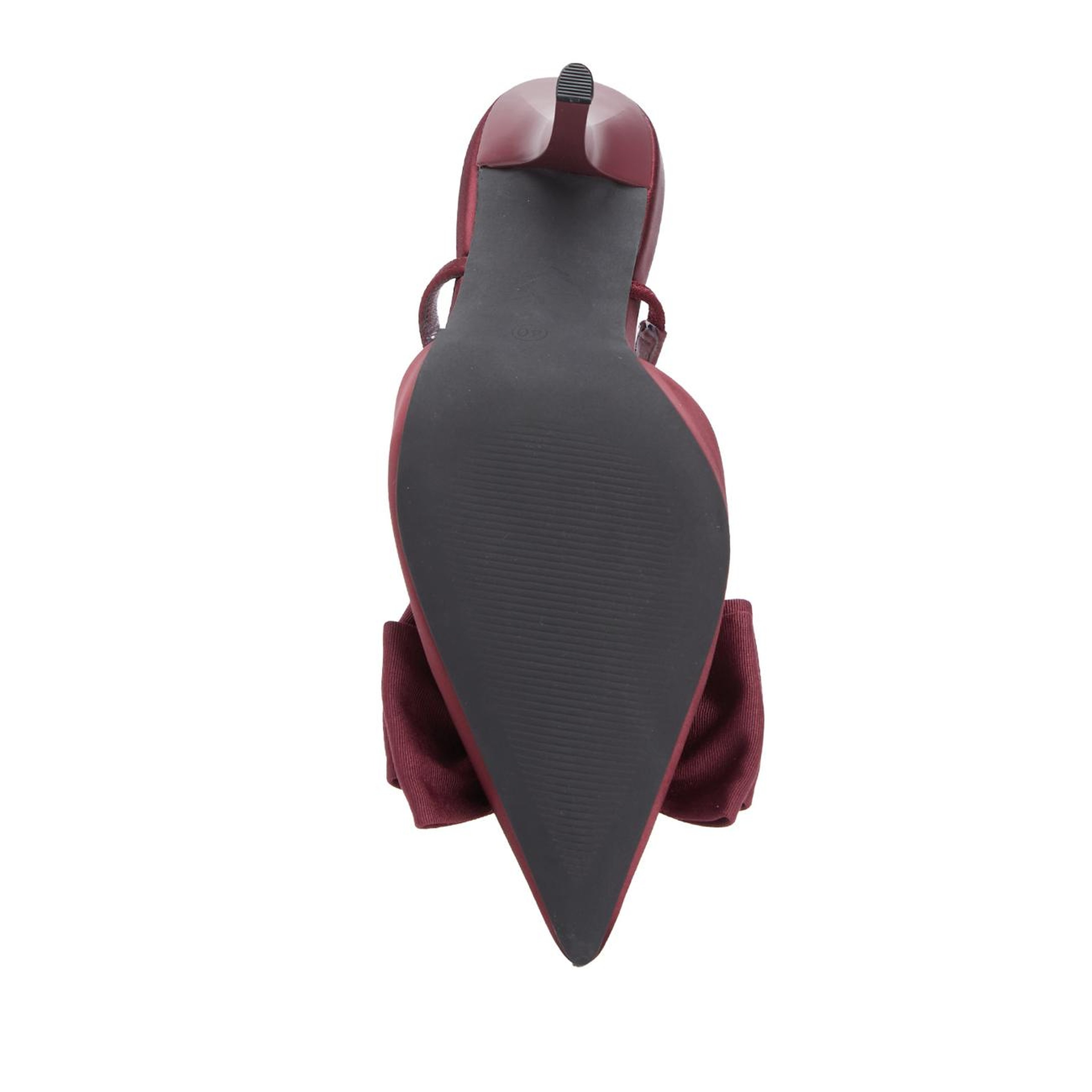 Divarese Kadın Bordo Toka Detaylı Stiletto