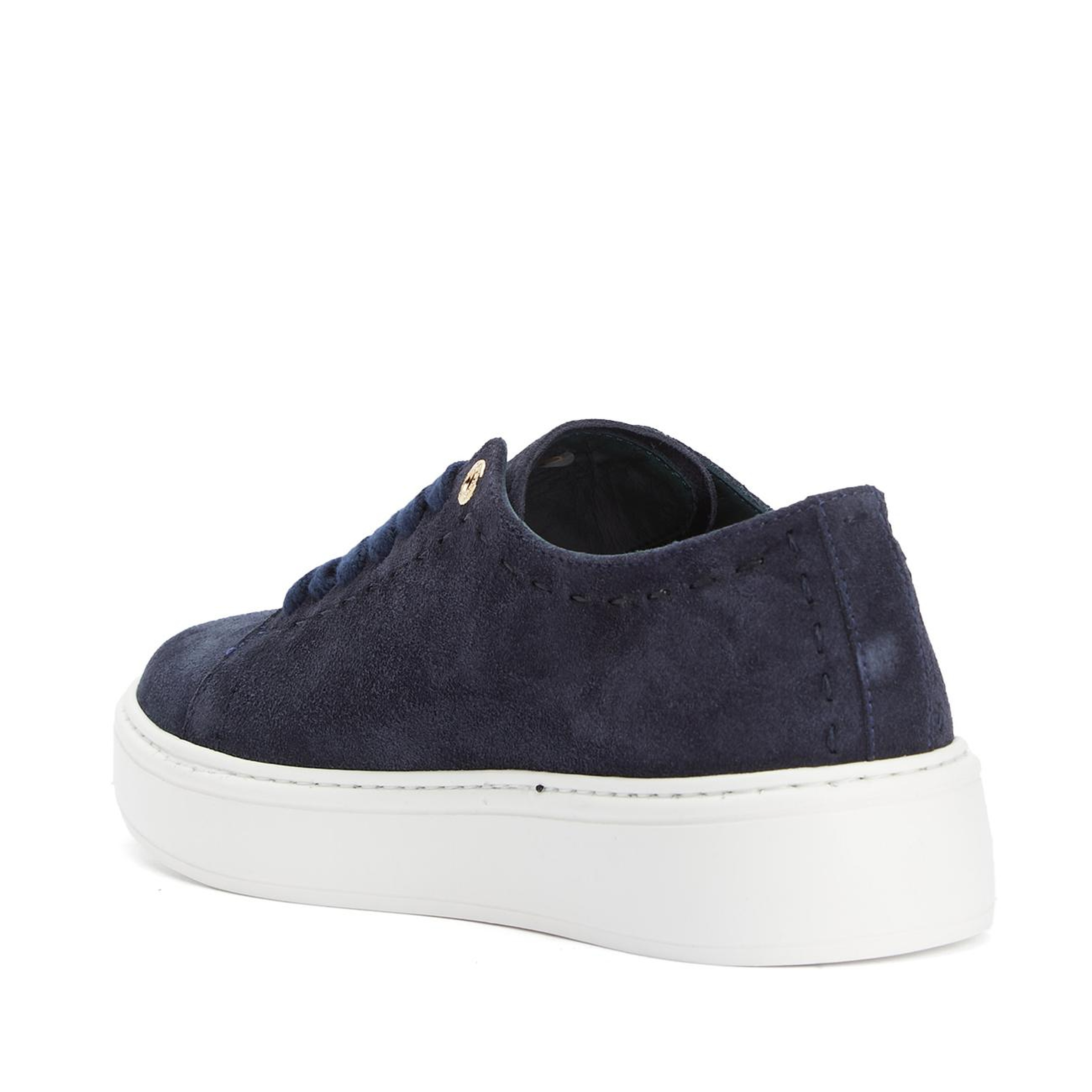 George Hogg Kadın Lacivert Saraç Detaylı Süet Sneaker