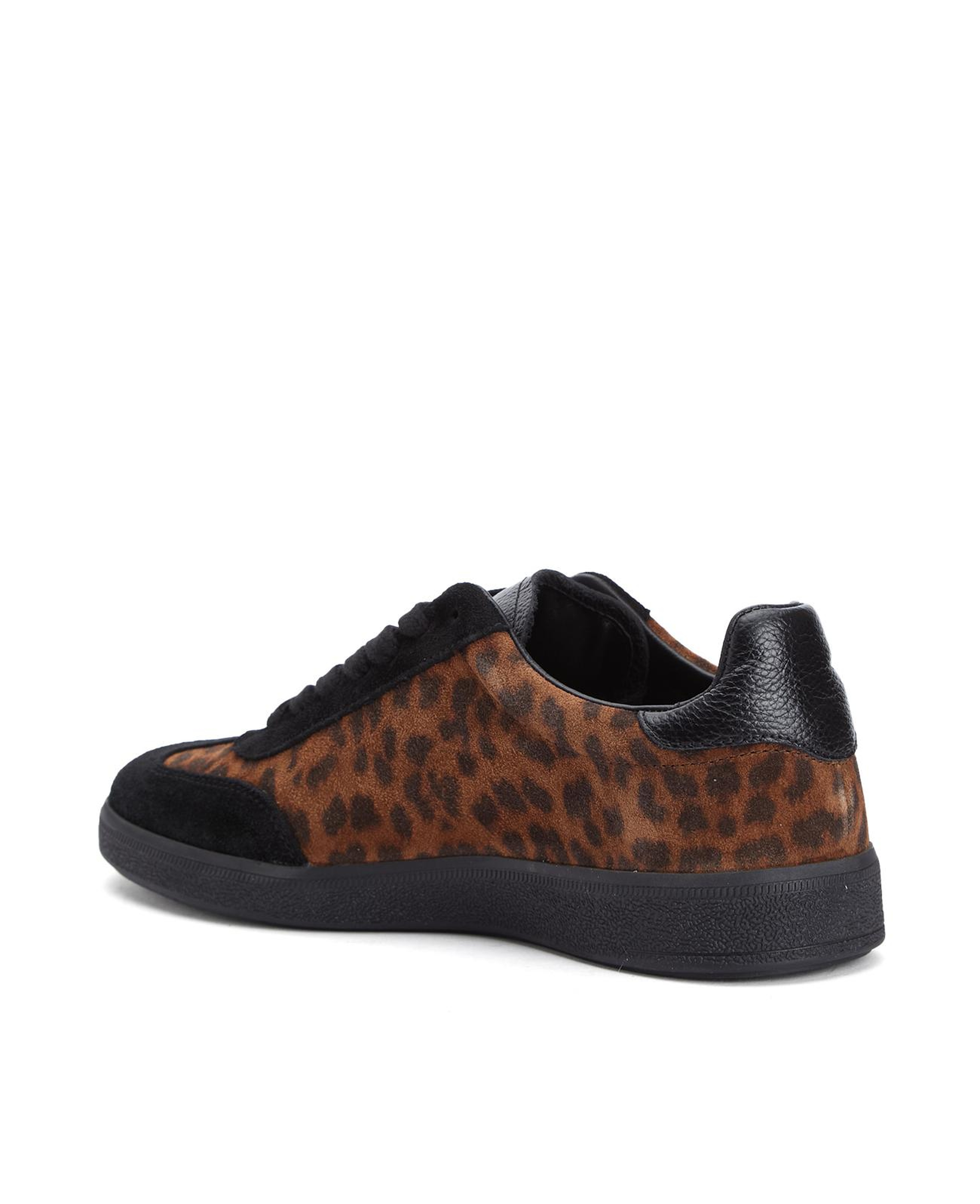 Divarese Kadın Leopar Desenli Süet Sneaker