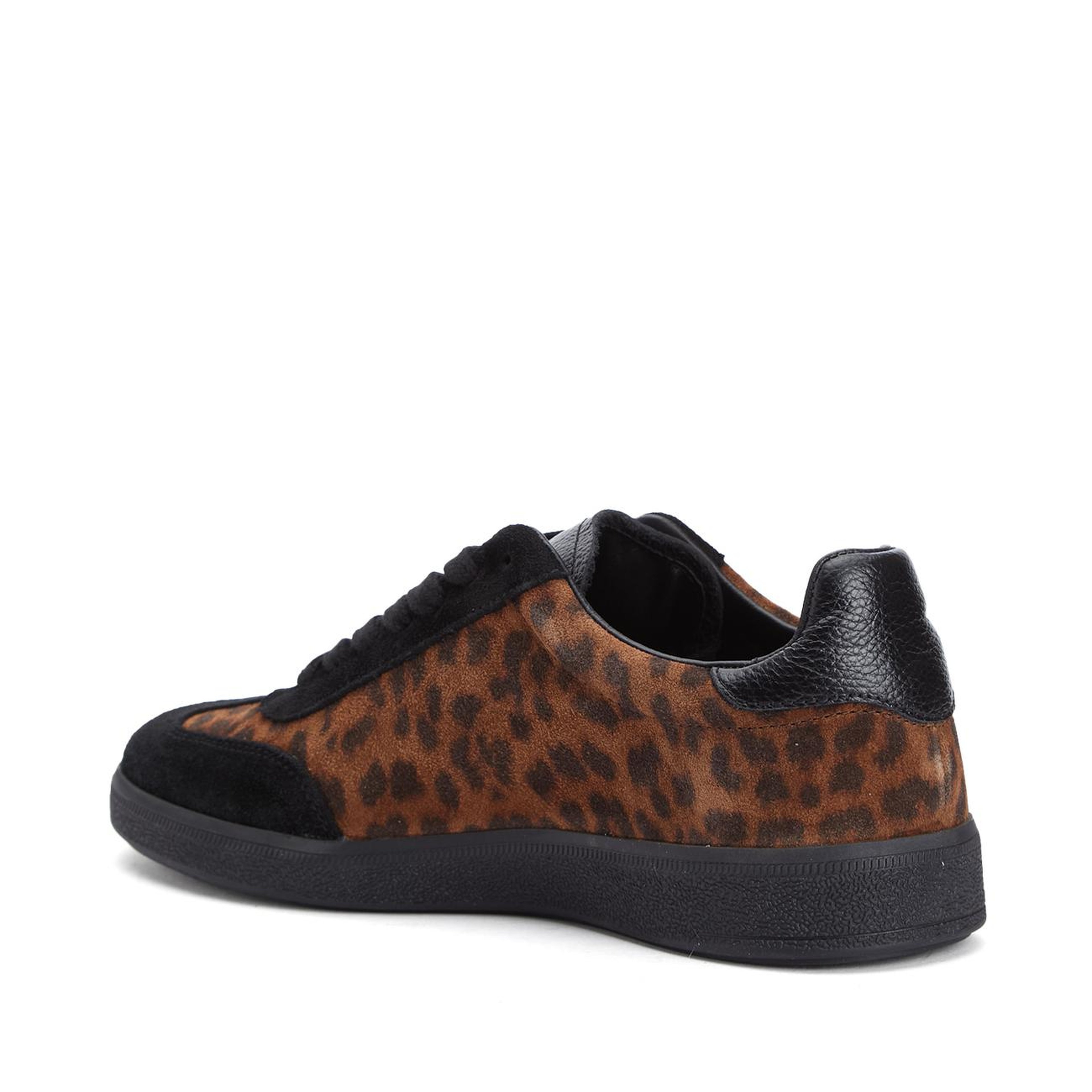 Divarese Kadın Leopar Desenli Süet Sneaker