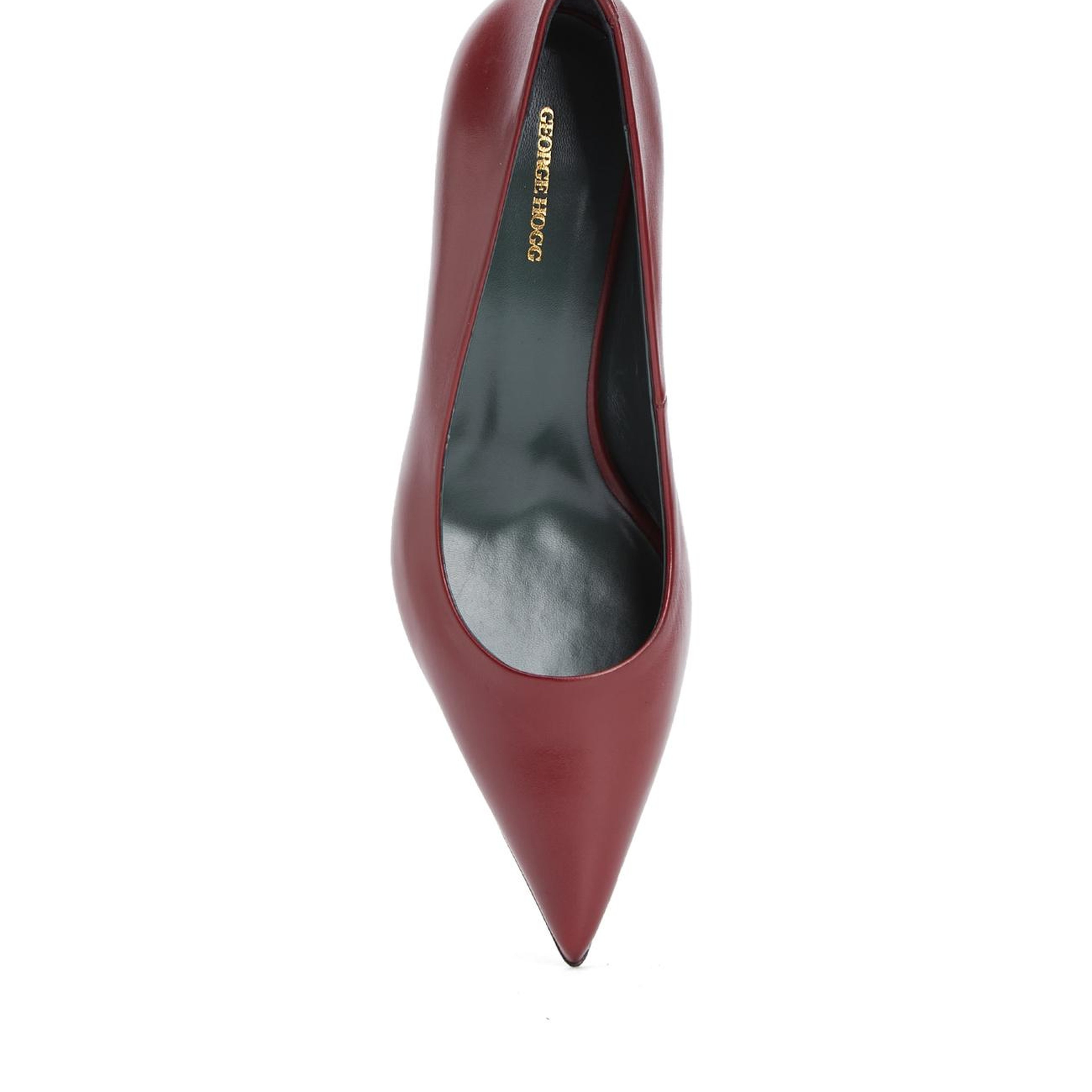 George Hogg Kadın Kırmızı Deri Stiletto