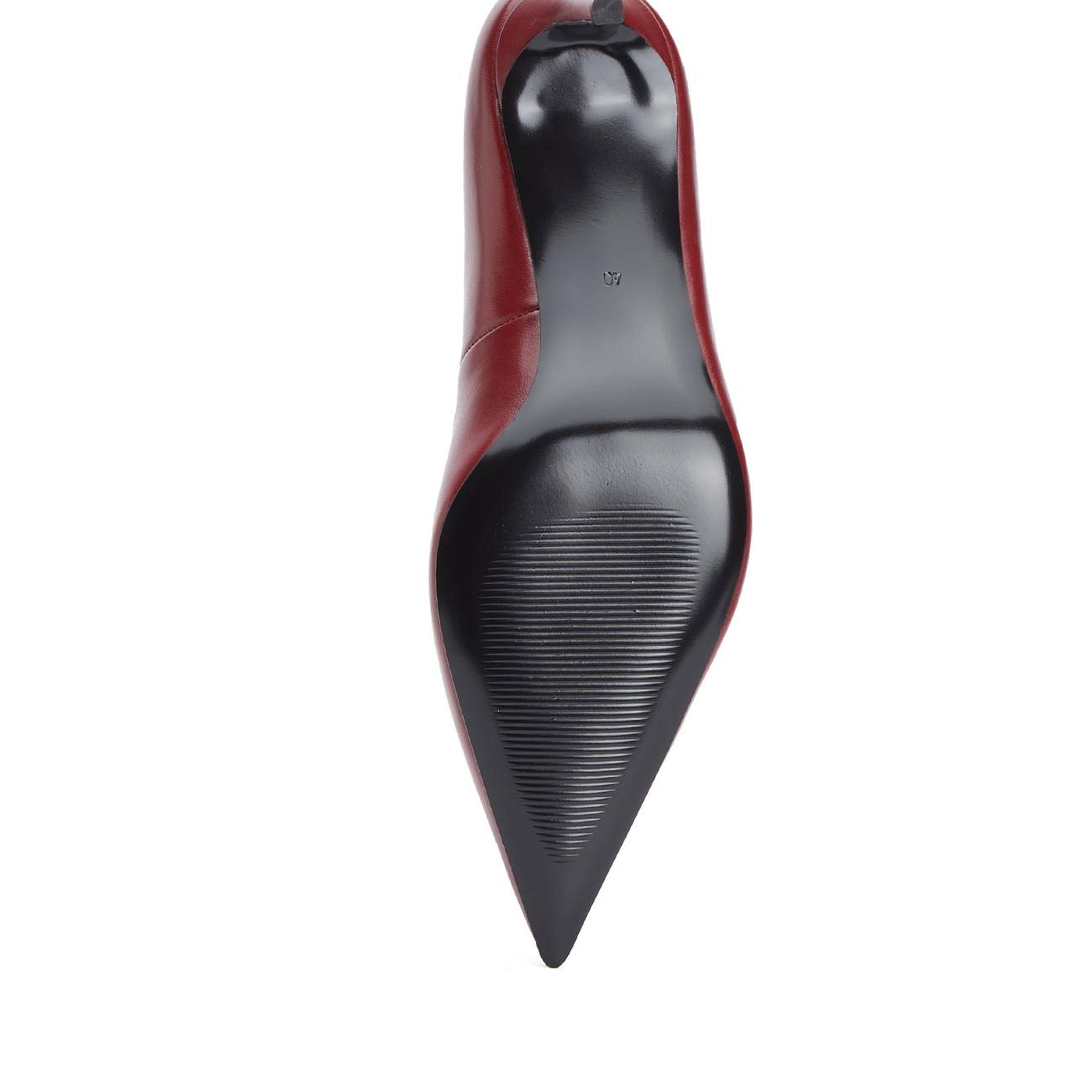 George Hogg Kadın Kırmızı Deri Stiletto