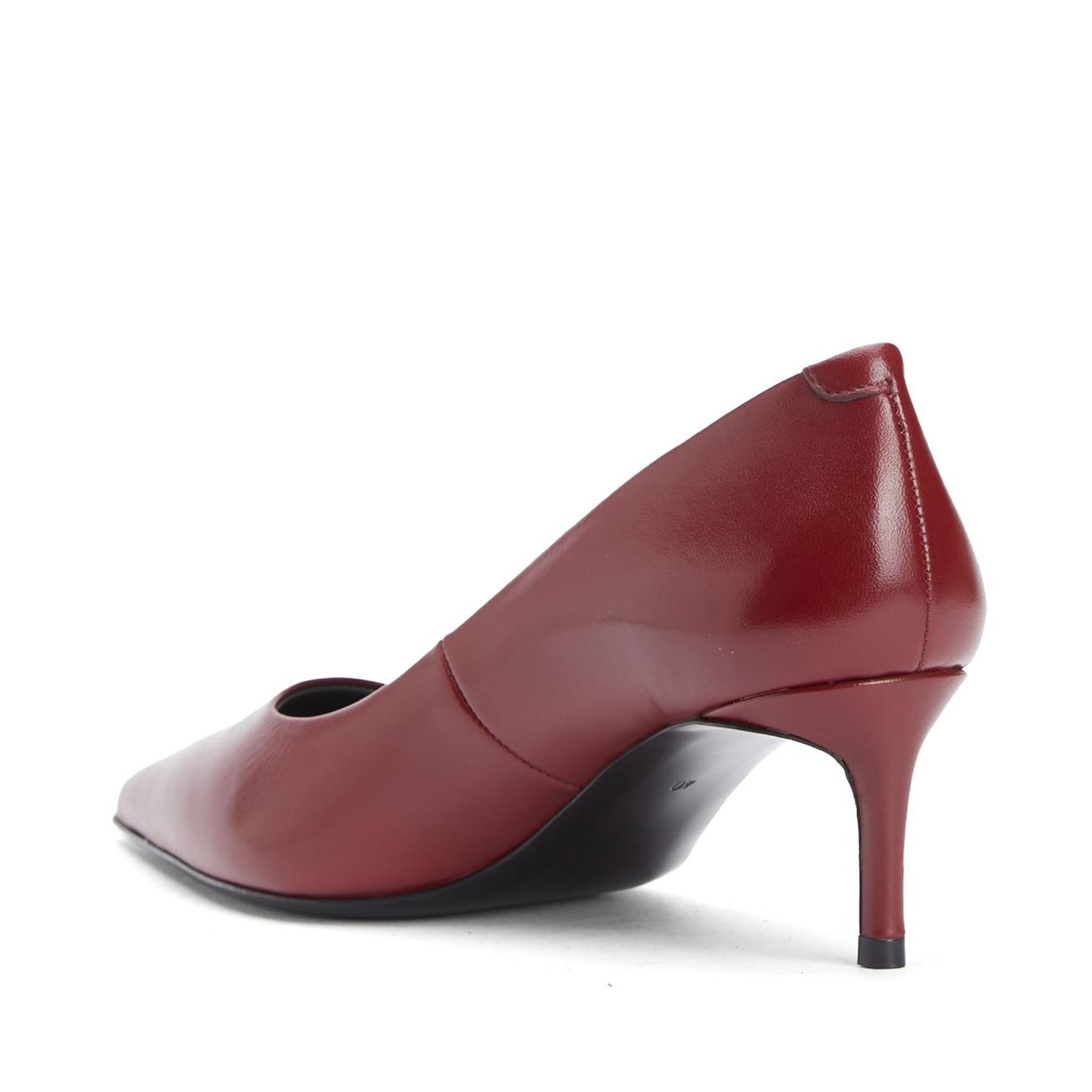 George Hogg Kadın Kırmızı Deri Stiletto