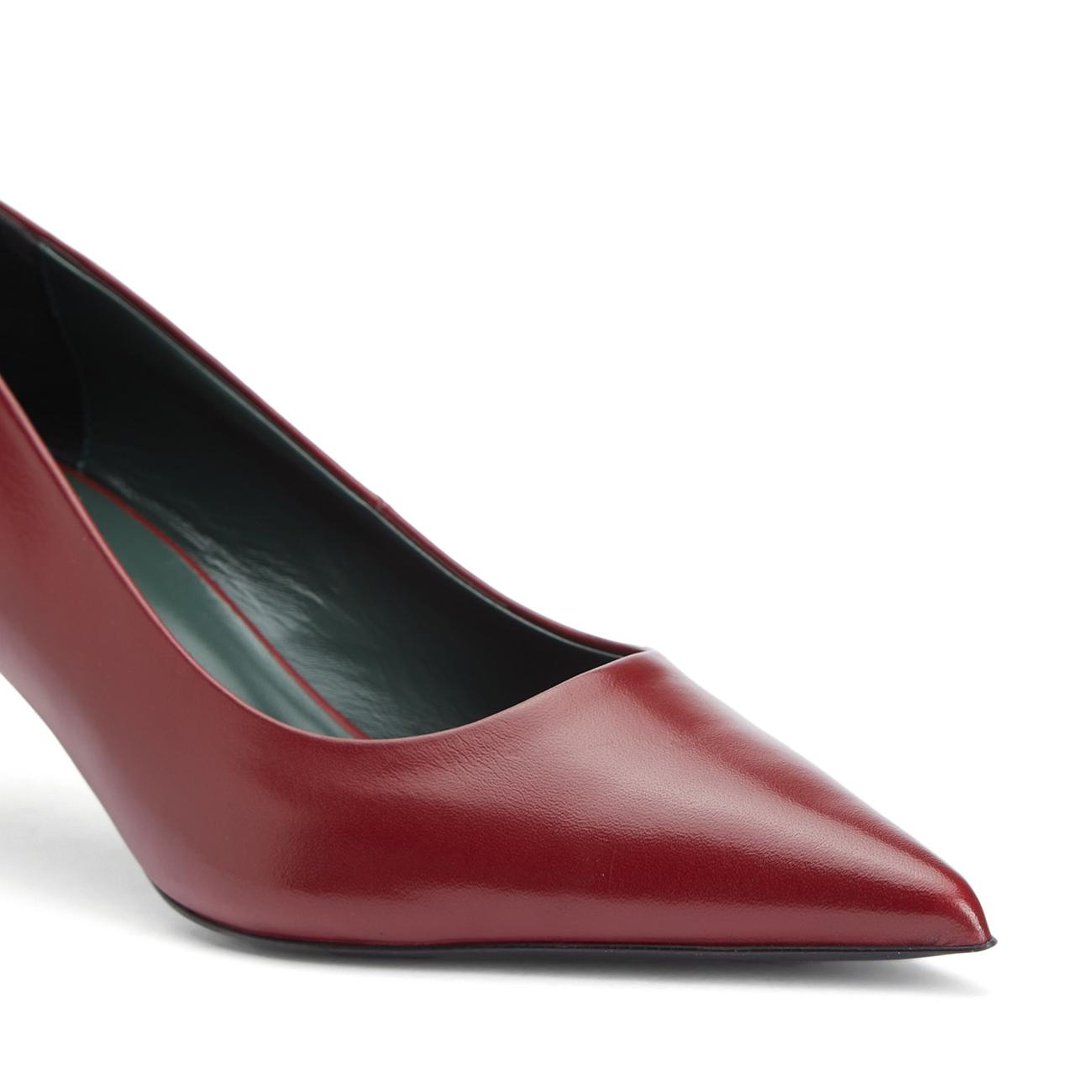 George Hogg Kadın Kırmızı Deri Stiletto