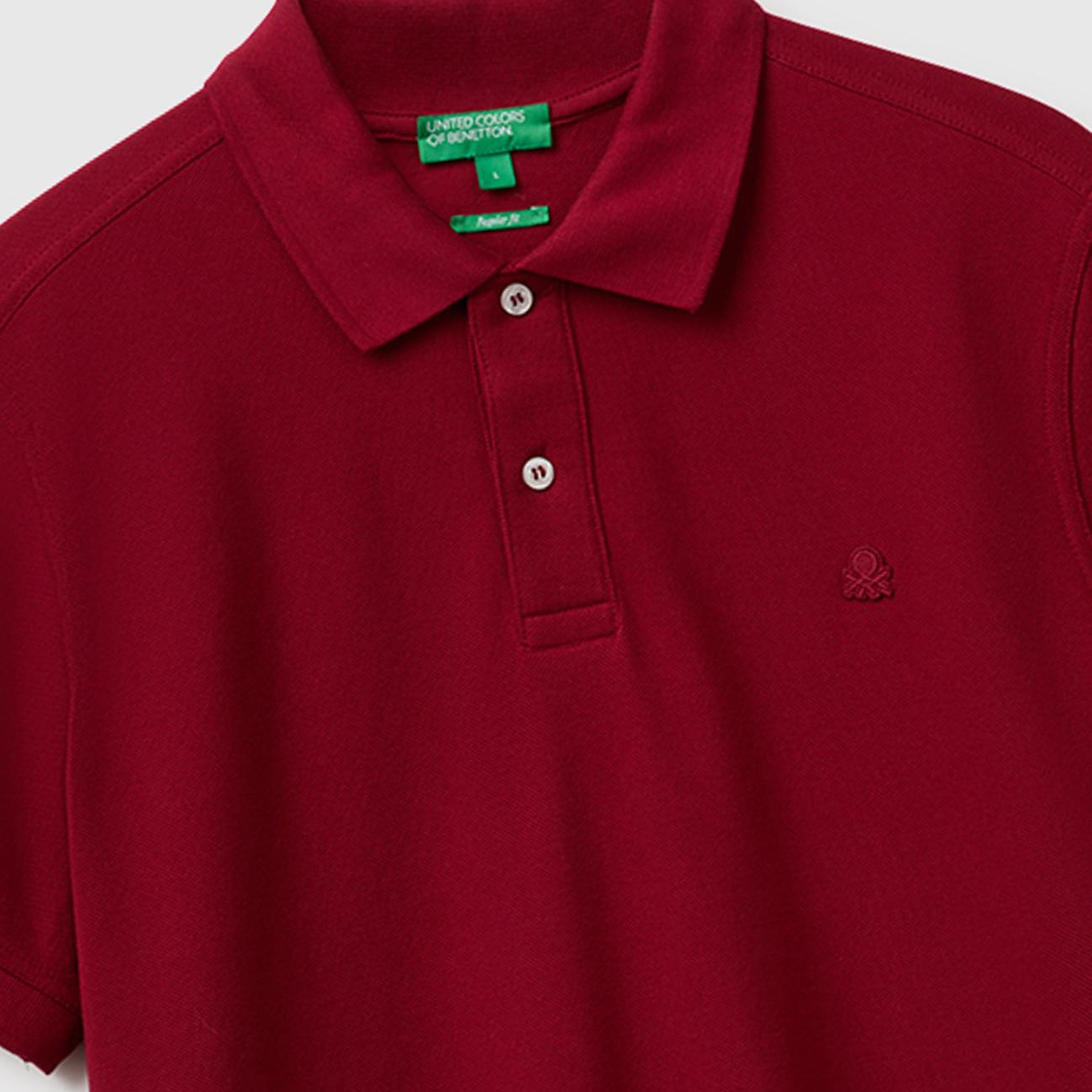 Erkek Bordo Regular Fit Kısa Kollu Polo T-Shirt