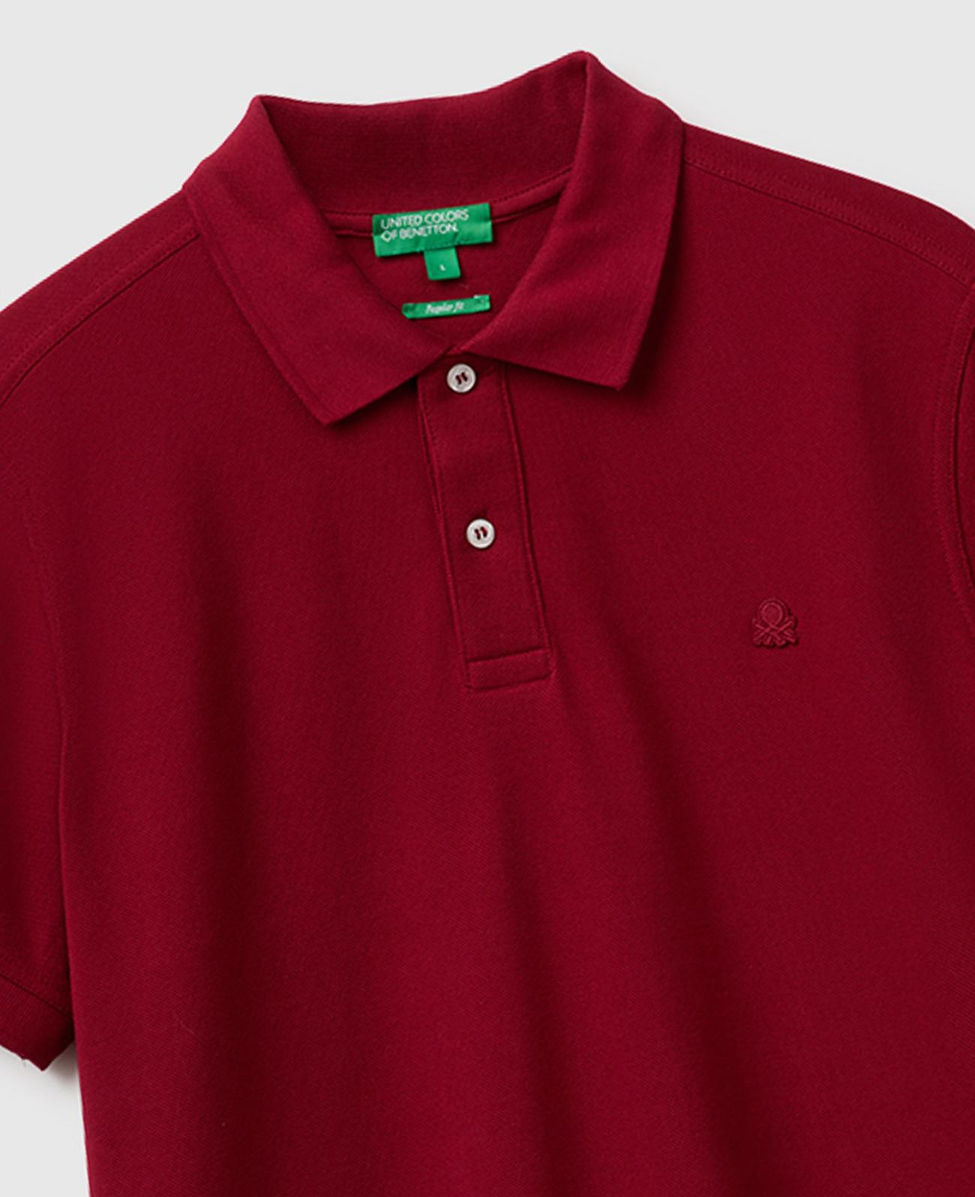Erkek Bordo Regular Fit Kısa Kollu Polo T-Shirt