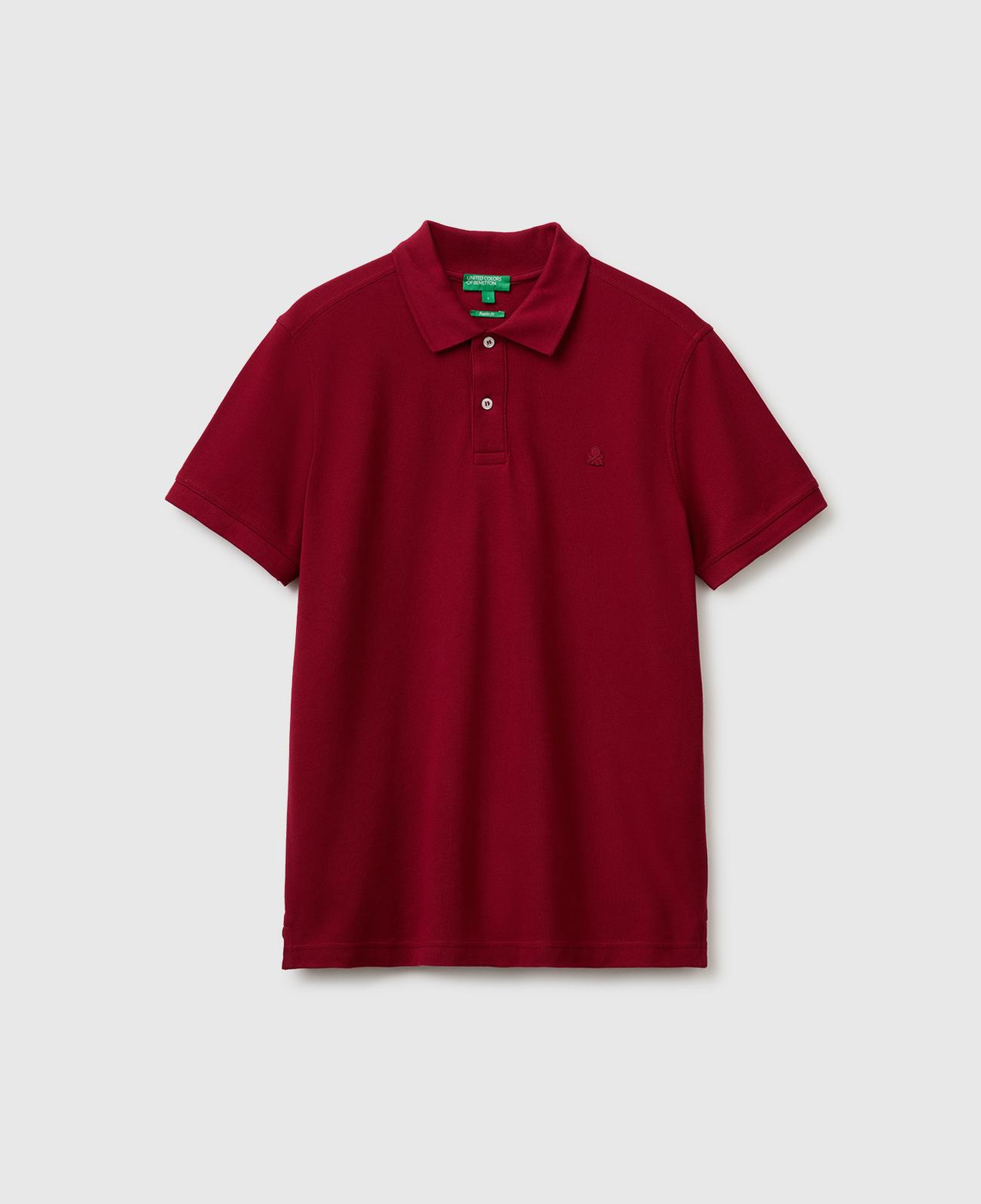 Erkek Bordo Regular Fit Kısa Kollu Polo T-Shirt
