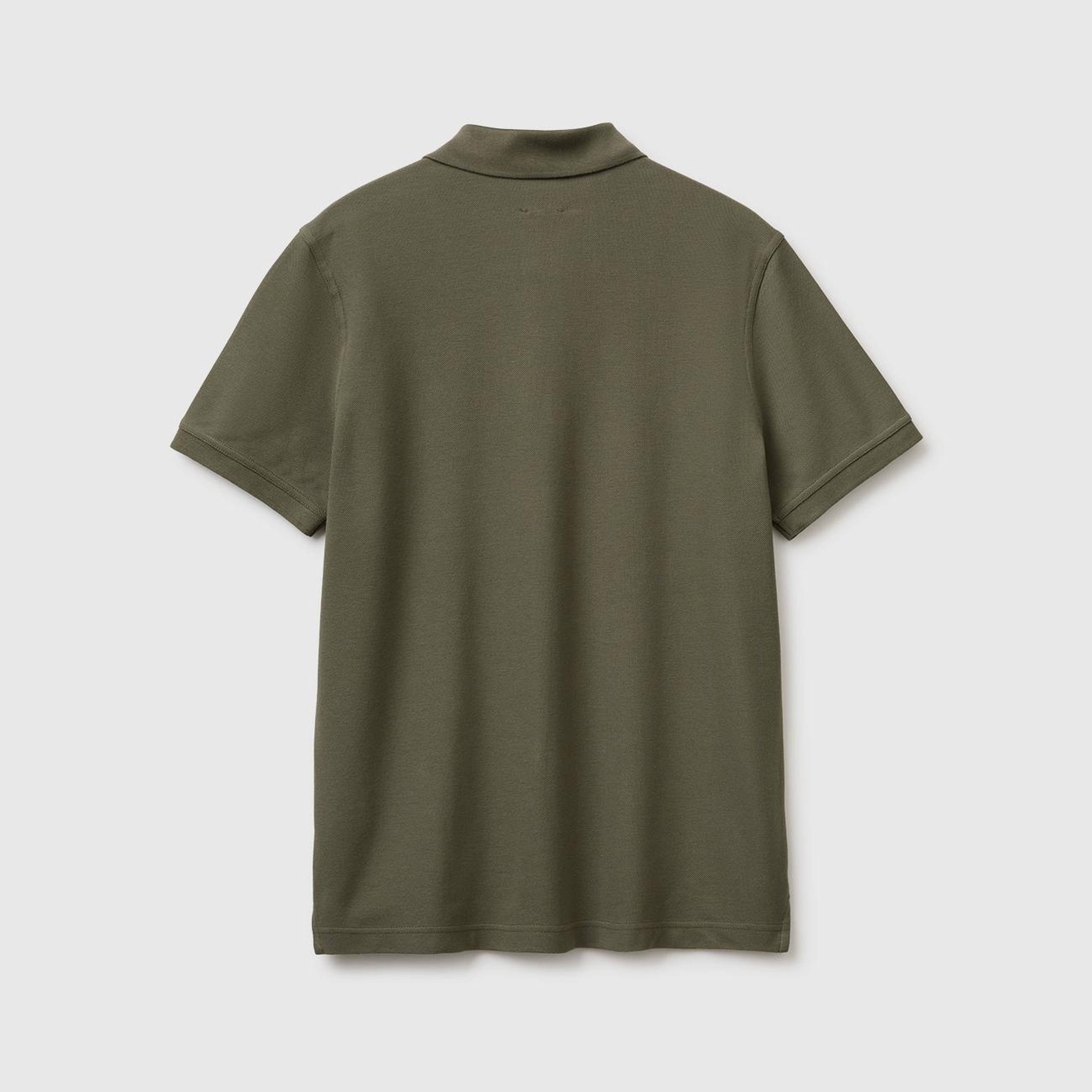 Erkek Koyu Haki Regular Fit Kısa Kollu Polo T-Shirt