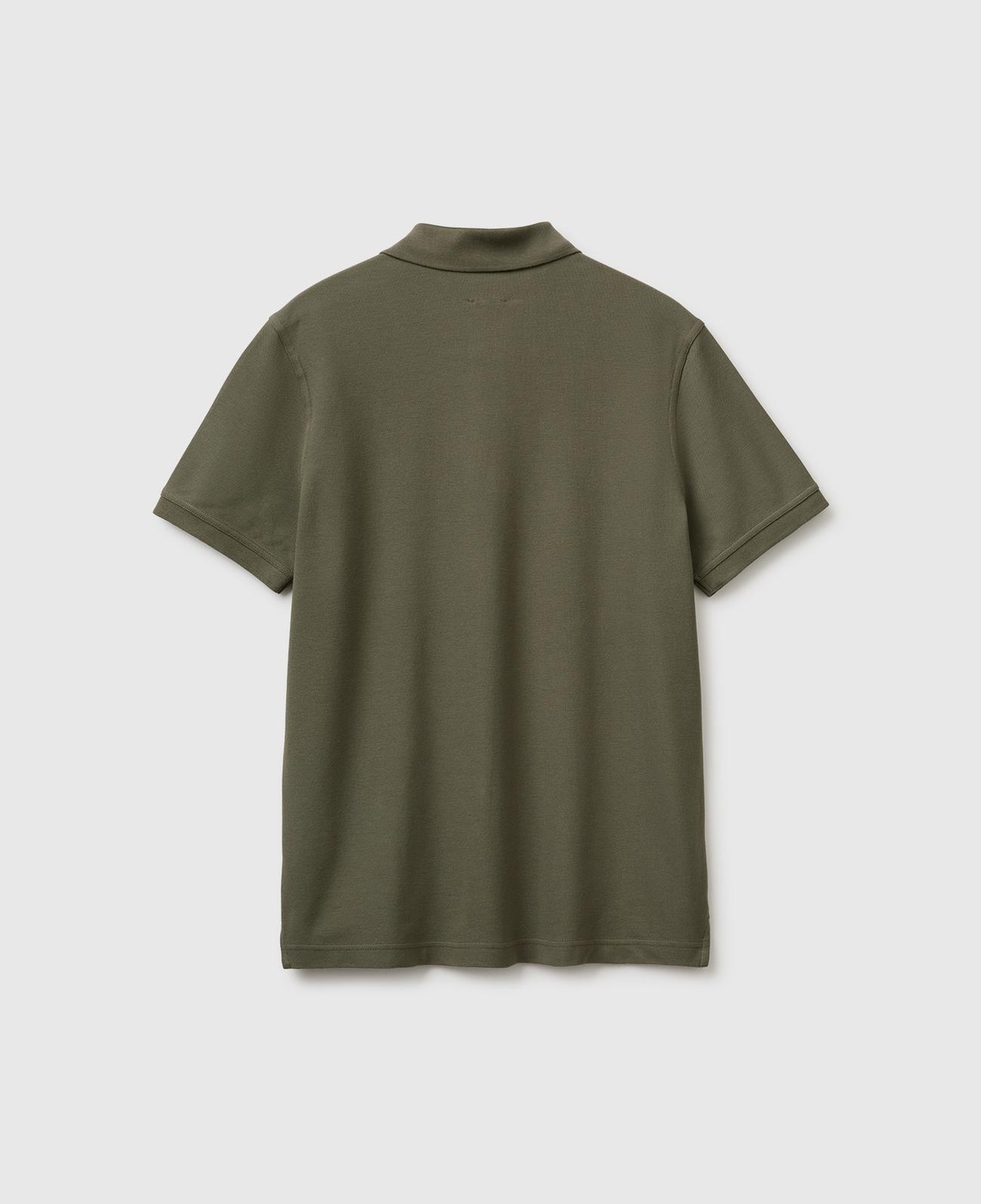 Erkek Koyu Haki Regular Fit Kısa Kollu Polo T-Shirt