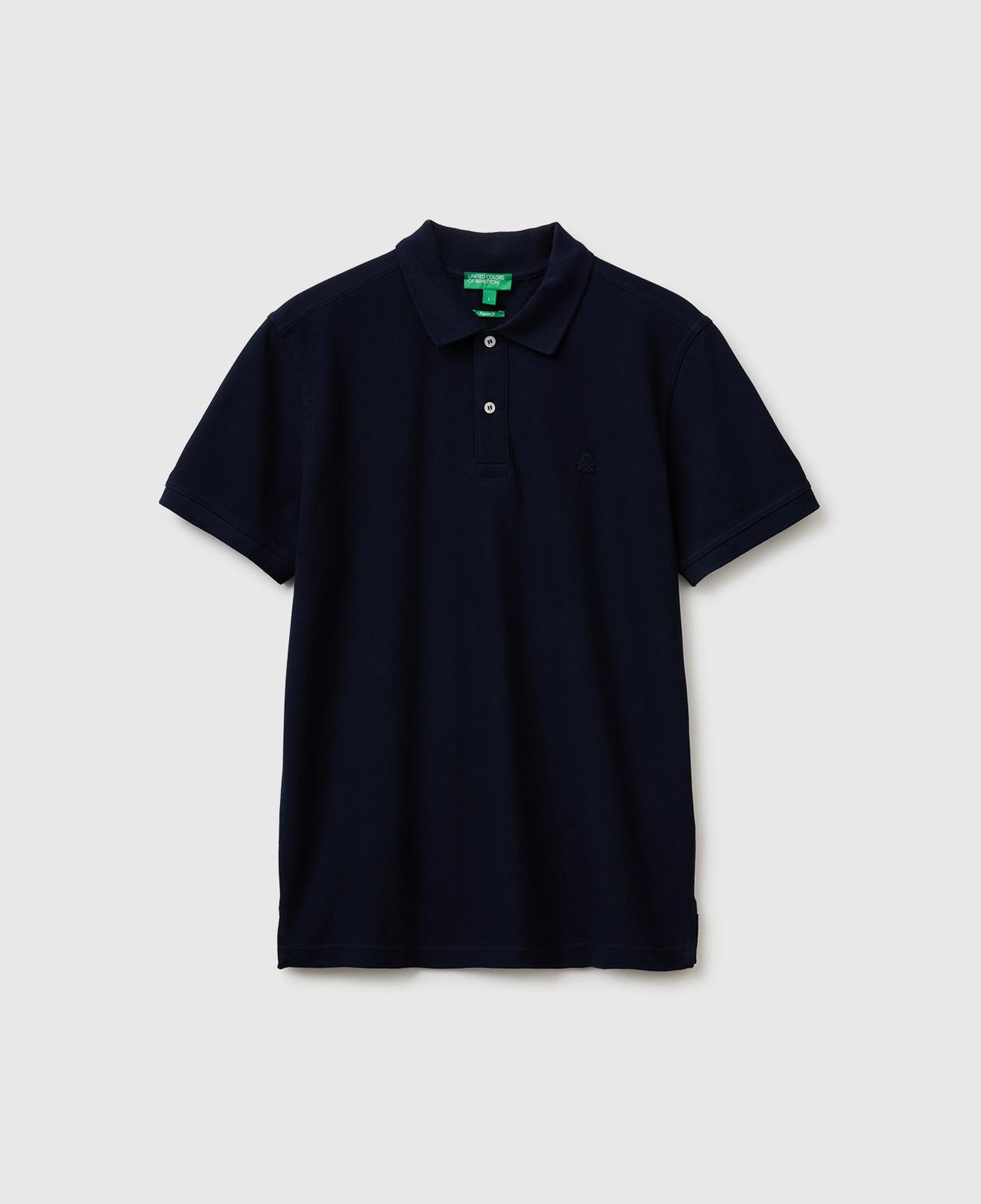 Erkek Mavi Regular Fit Kısa Kollu Polo T-Shirt