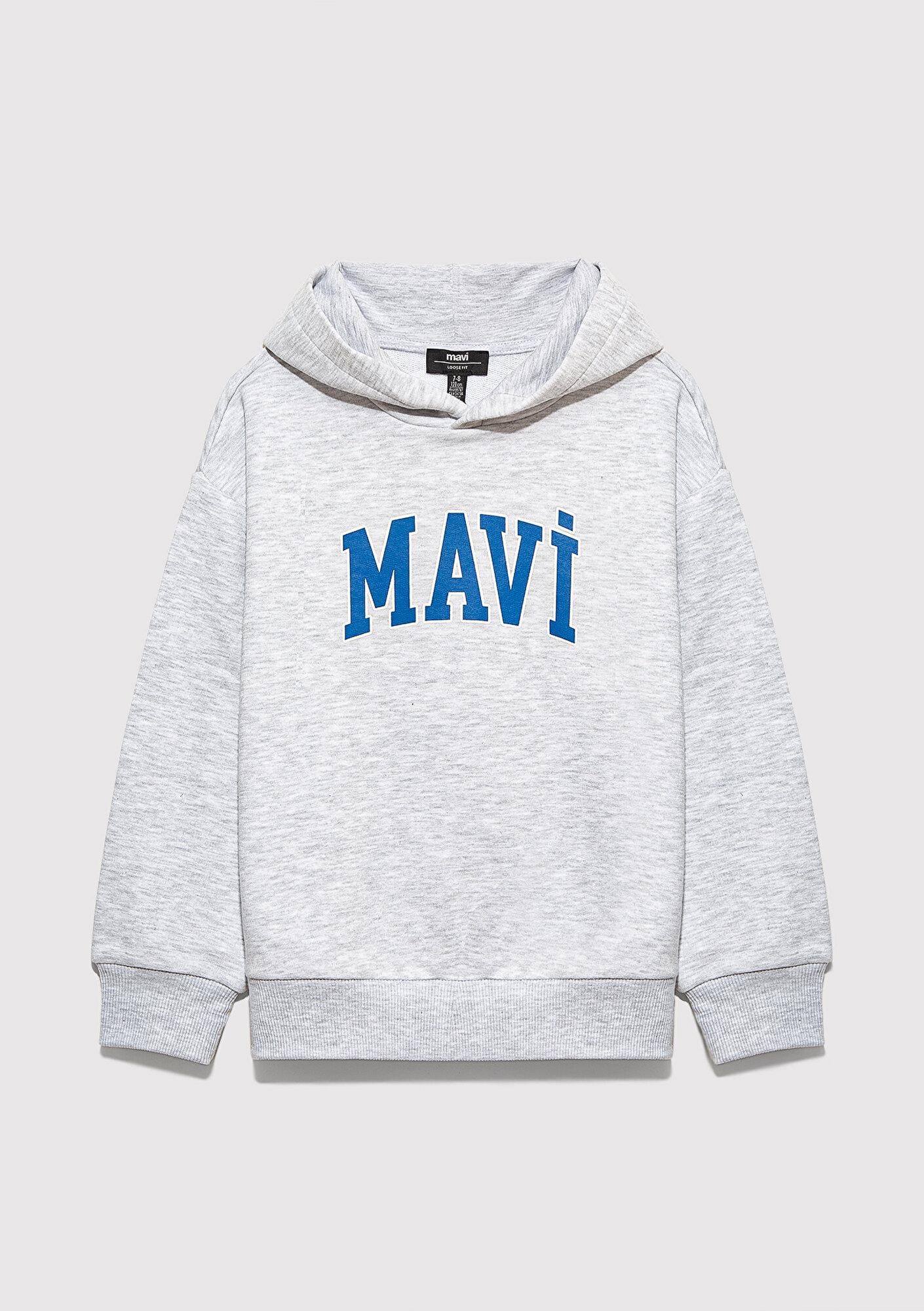 Mavi Mavi Logo Baskılı Gri Eşofman Takımı 6T10004-88467
