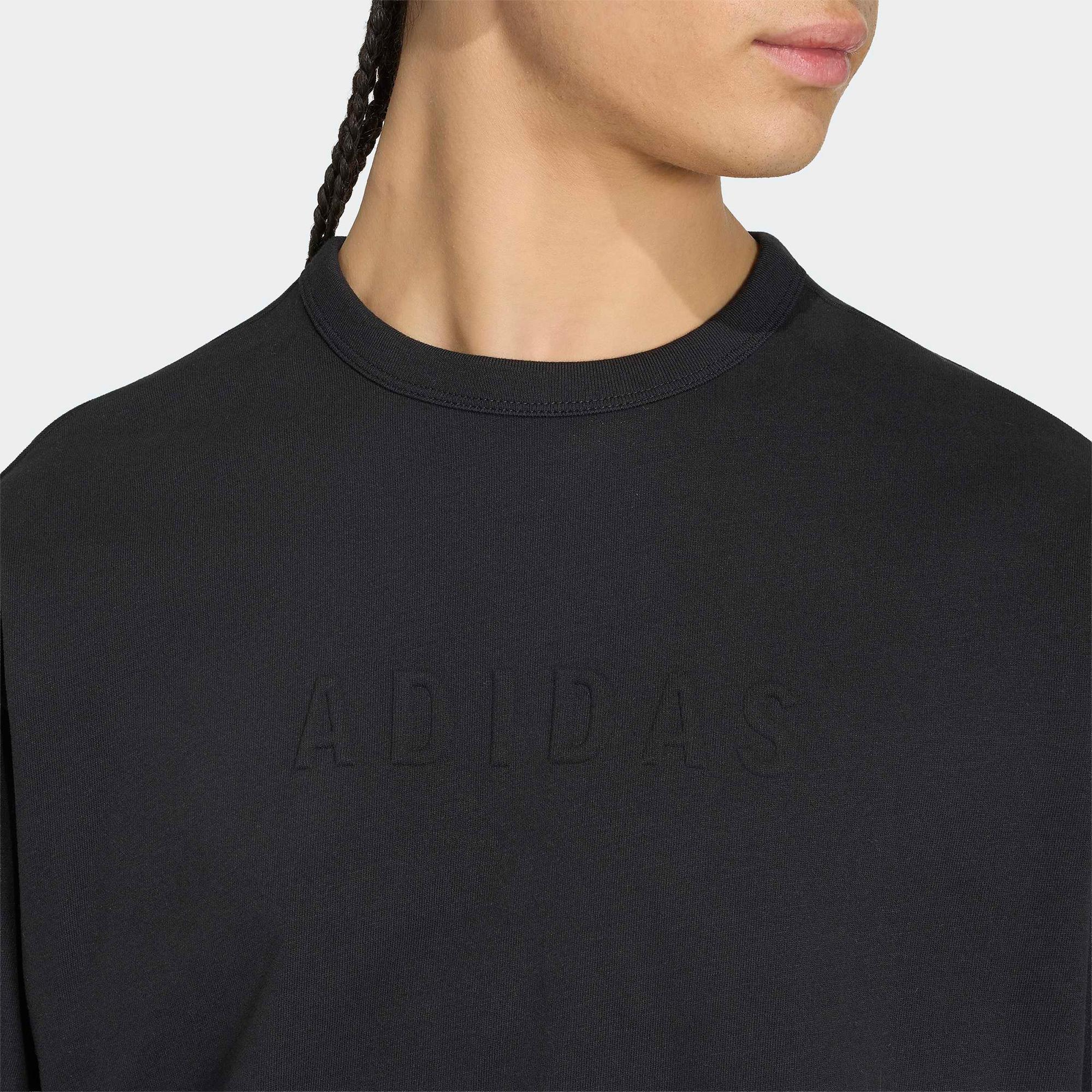 adidas Soft Lux Graphic Erkek Siyah T-Shirt