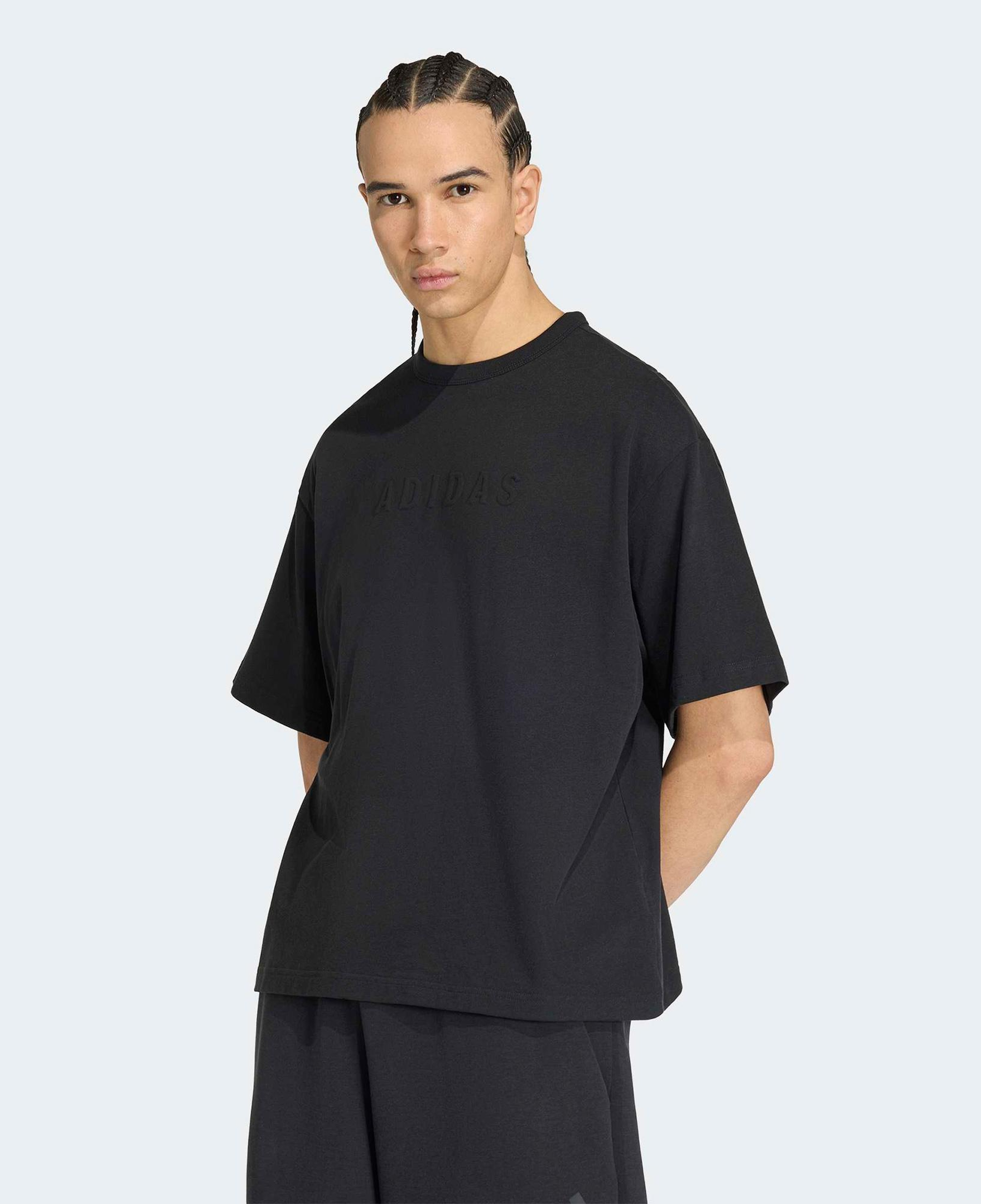 adidas Soft Lux Graphic Erkek Siyah T-Shirt