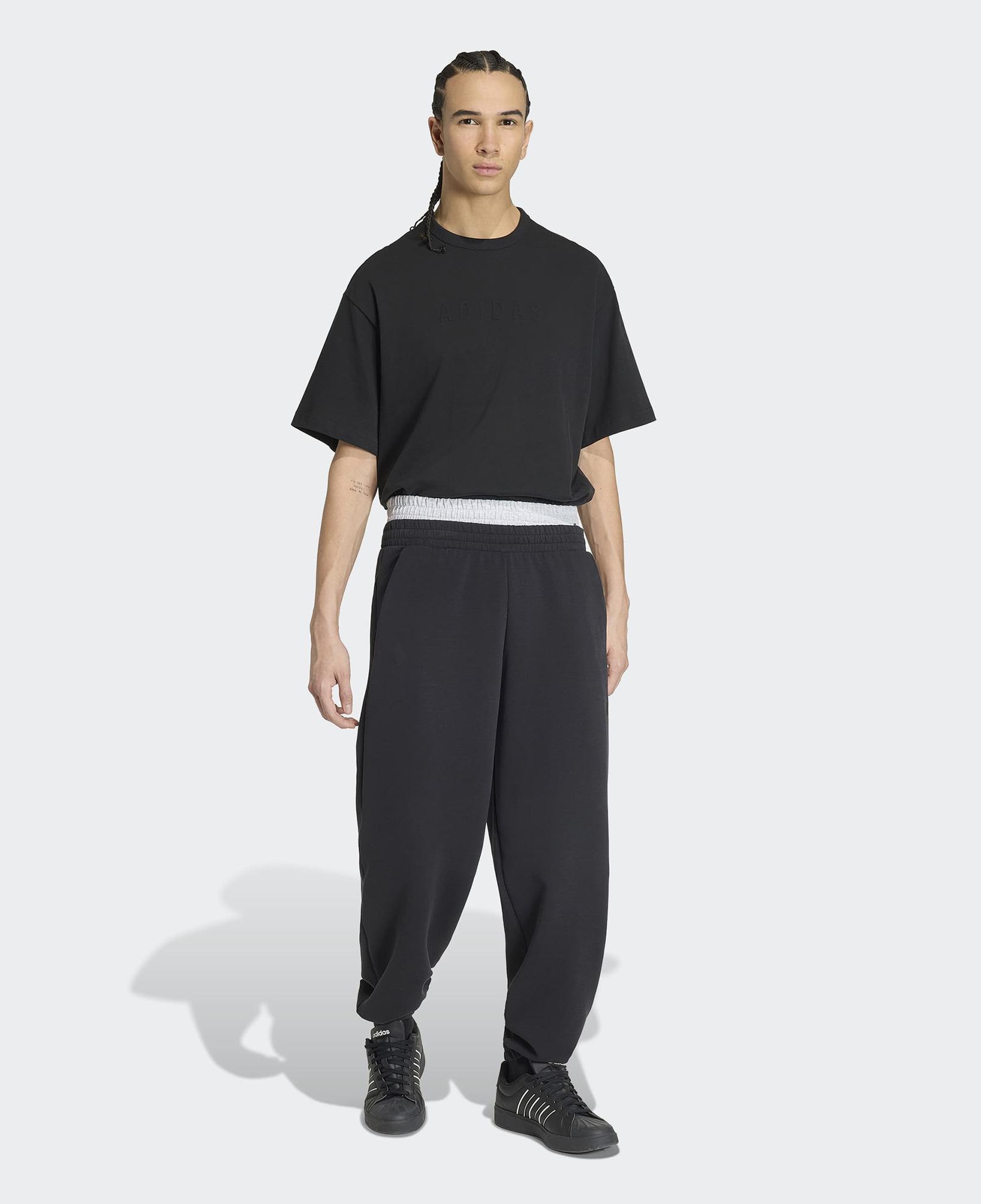 adidas Soft Lux Graphic Erkek Siyah T-Shirt
