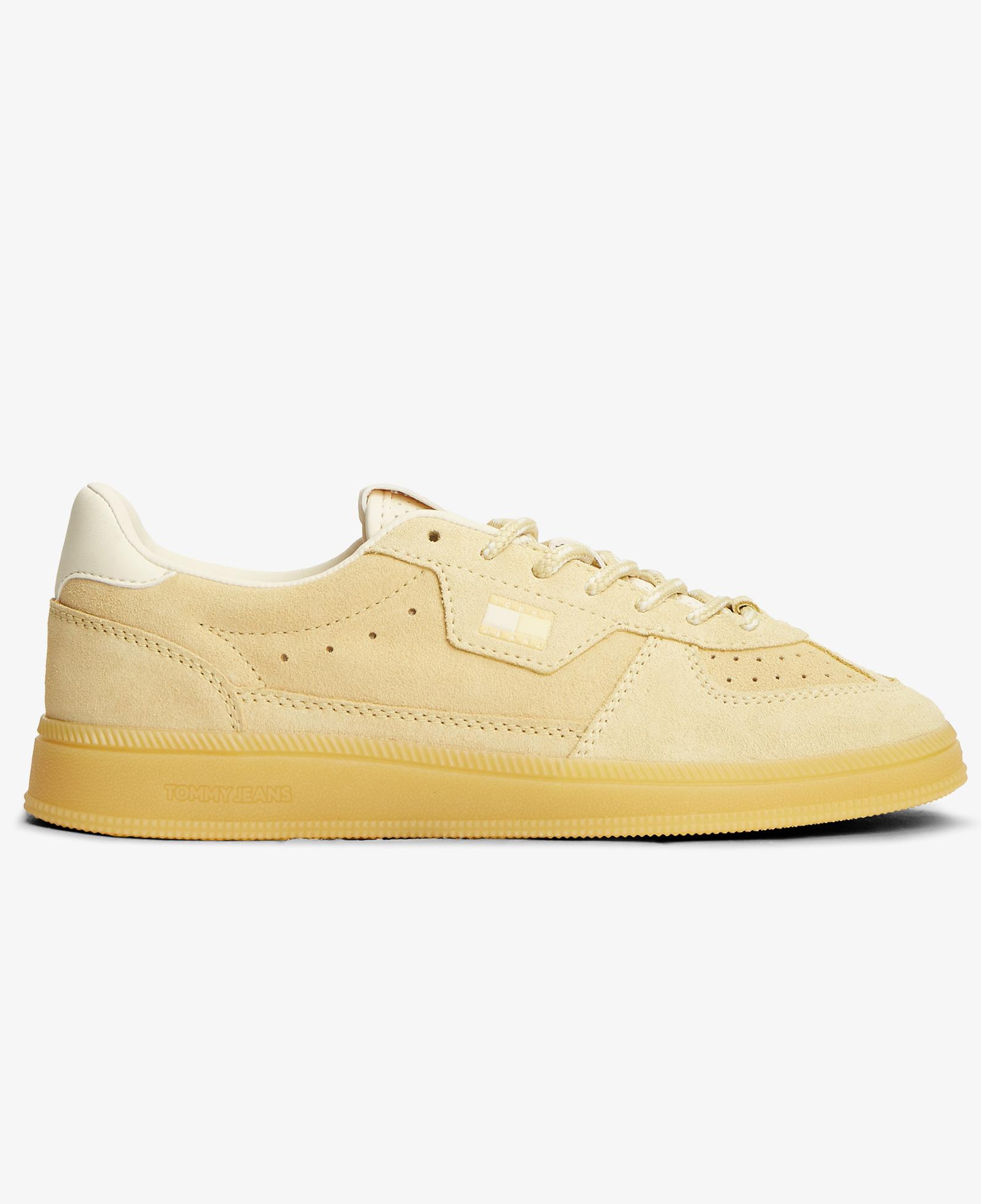 Tommy Hilfiger The Greenwich Edge Suede Kadın Sarı Spor Ayakkabı
