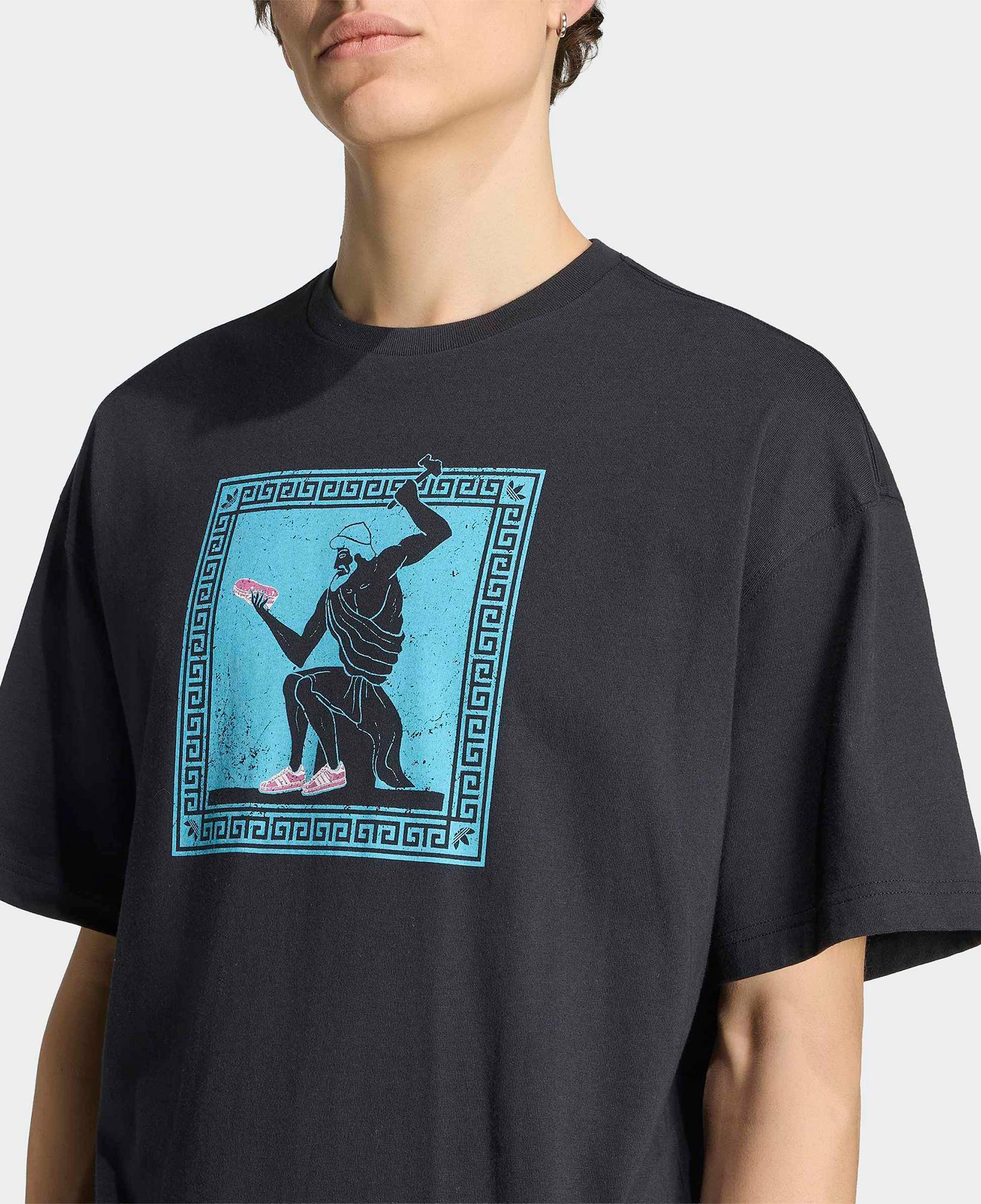 adidas Sneaker God Erkek Siyah T-Shirt