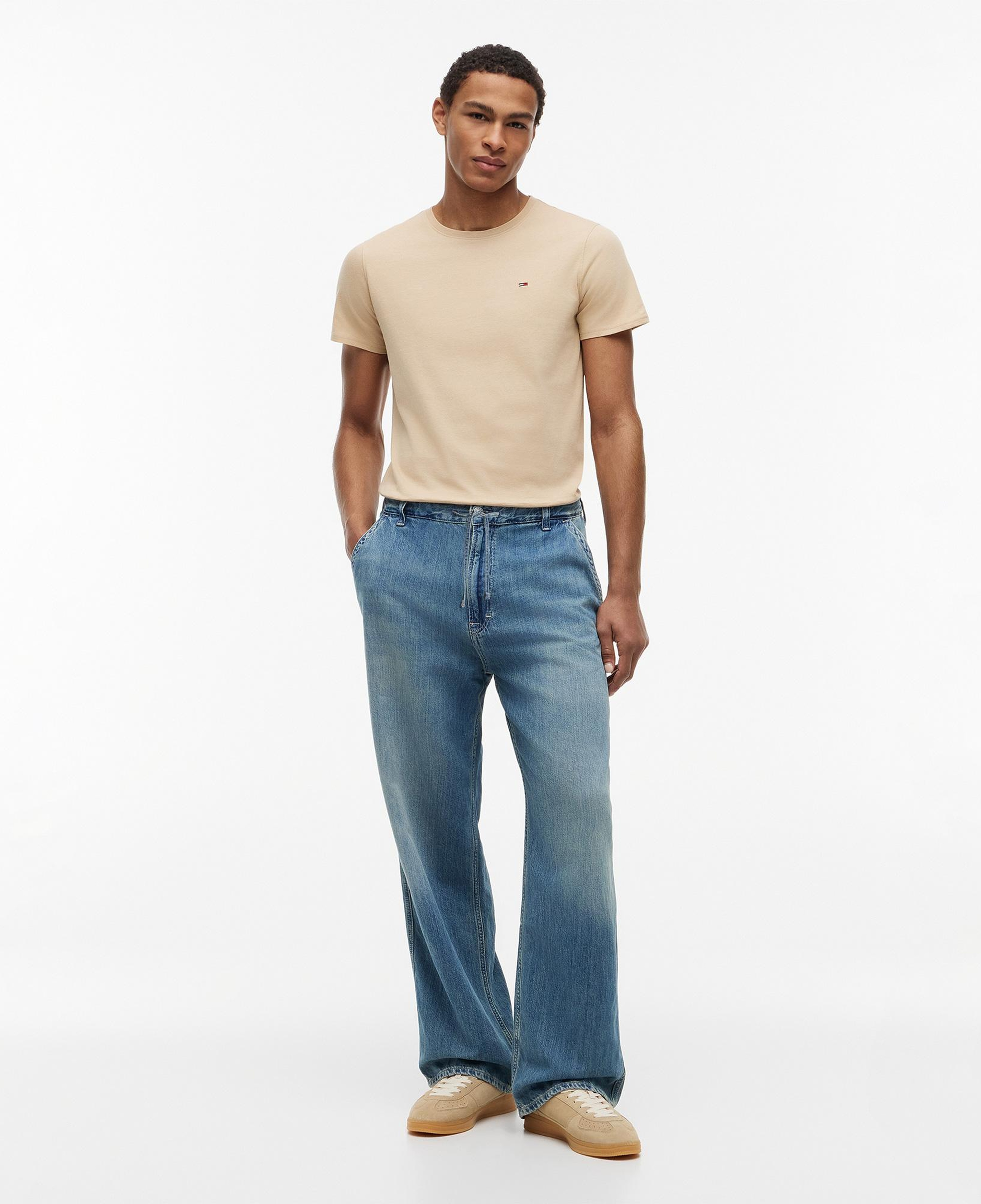 Tommy Hilfiger Theo Baggy Sailing Erkek Mavi Pantolon
