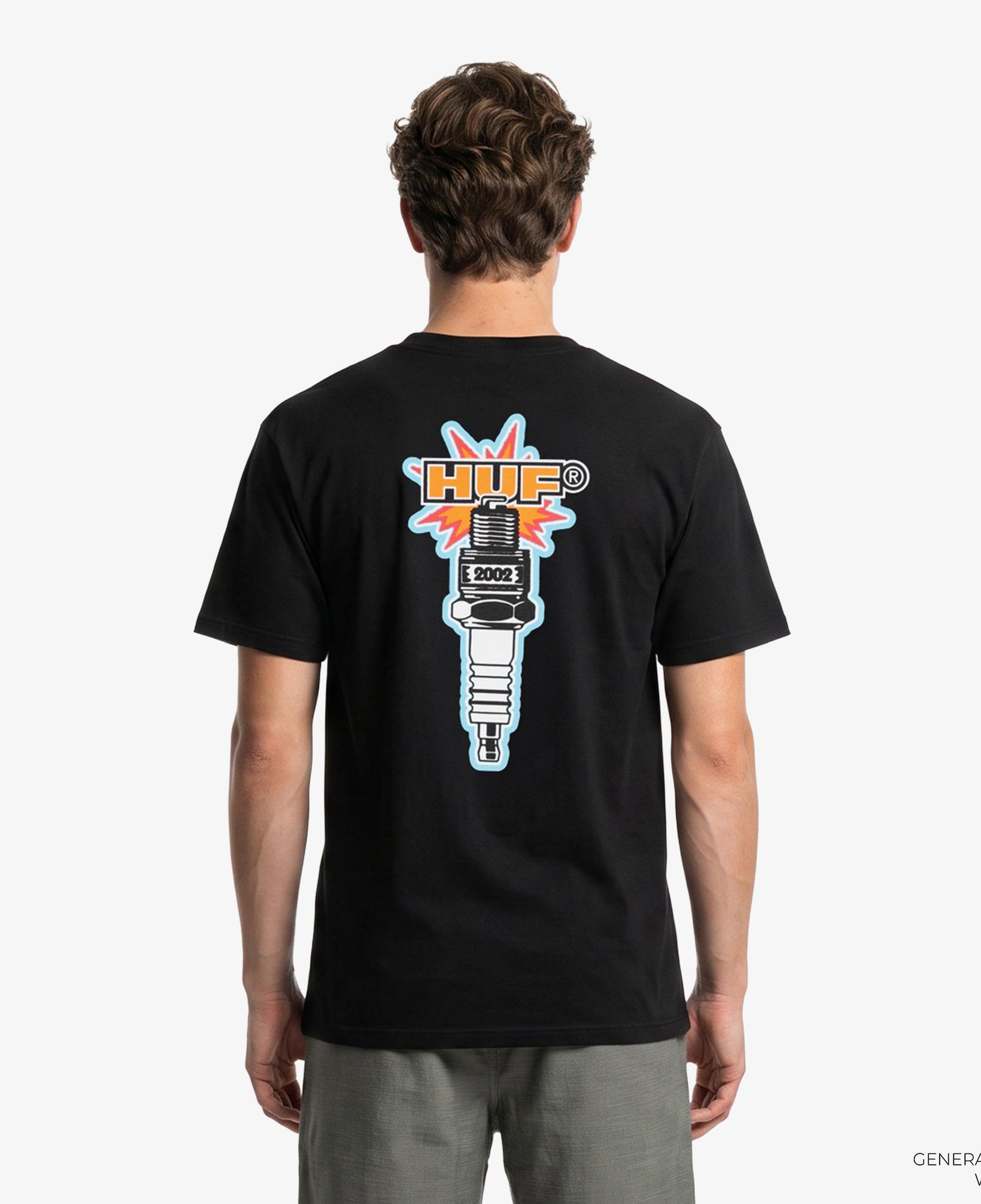 Huf Spark It Up SS Tee Erkek Siyah T-Shirt