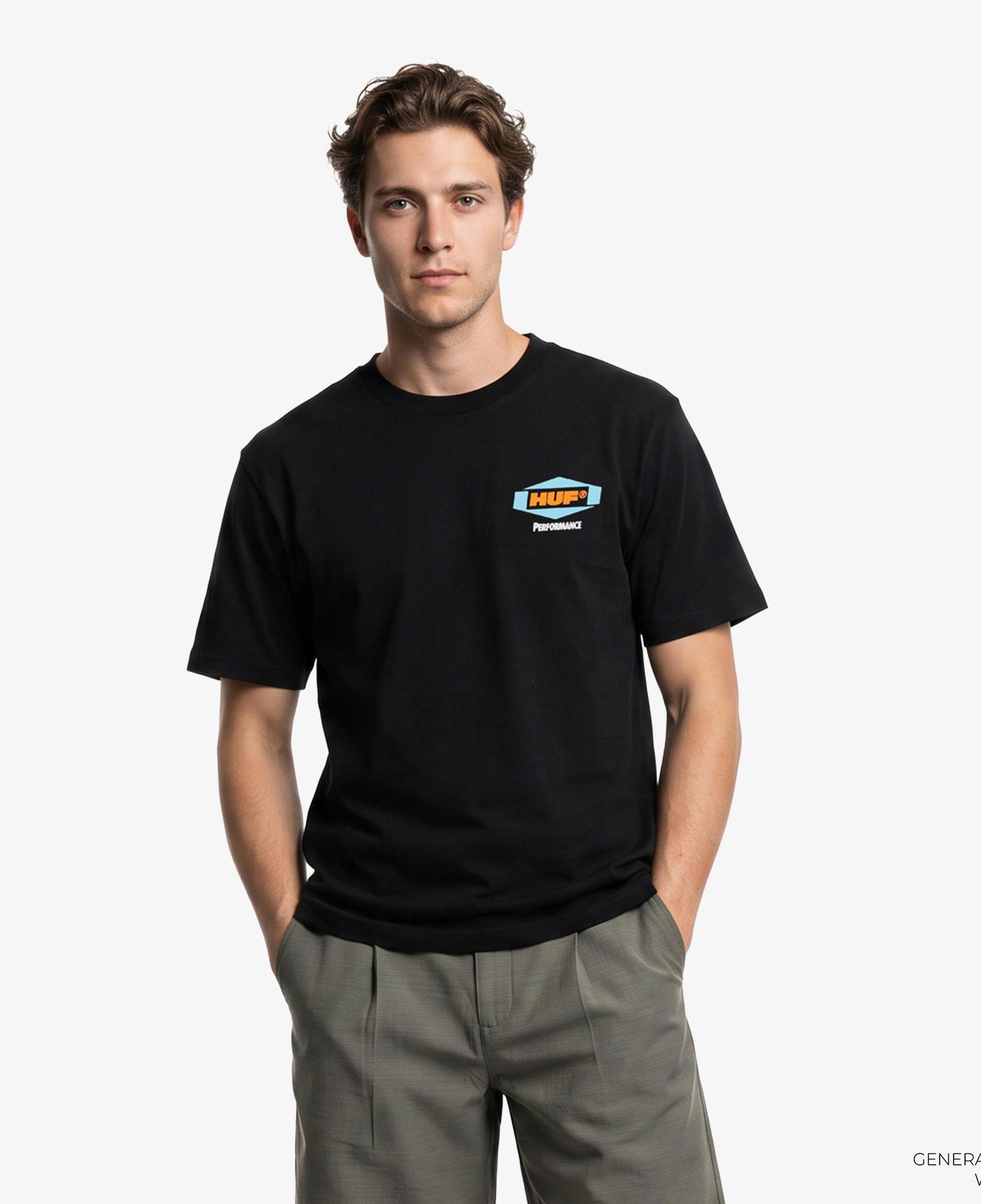 Huf Spark It Up SS Tee Erkek Siyah T-Shirt