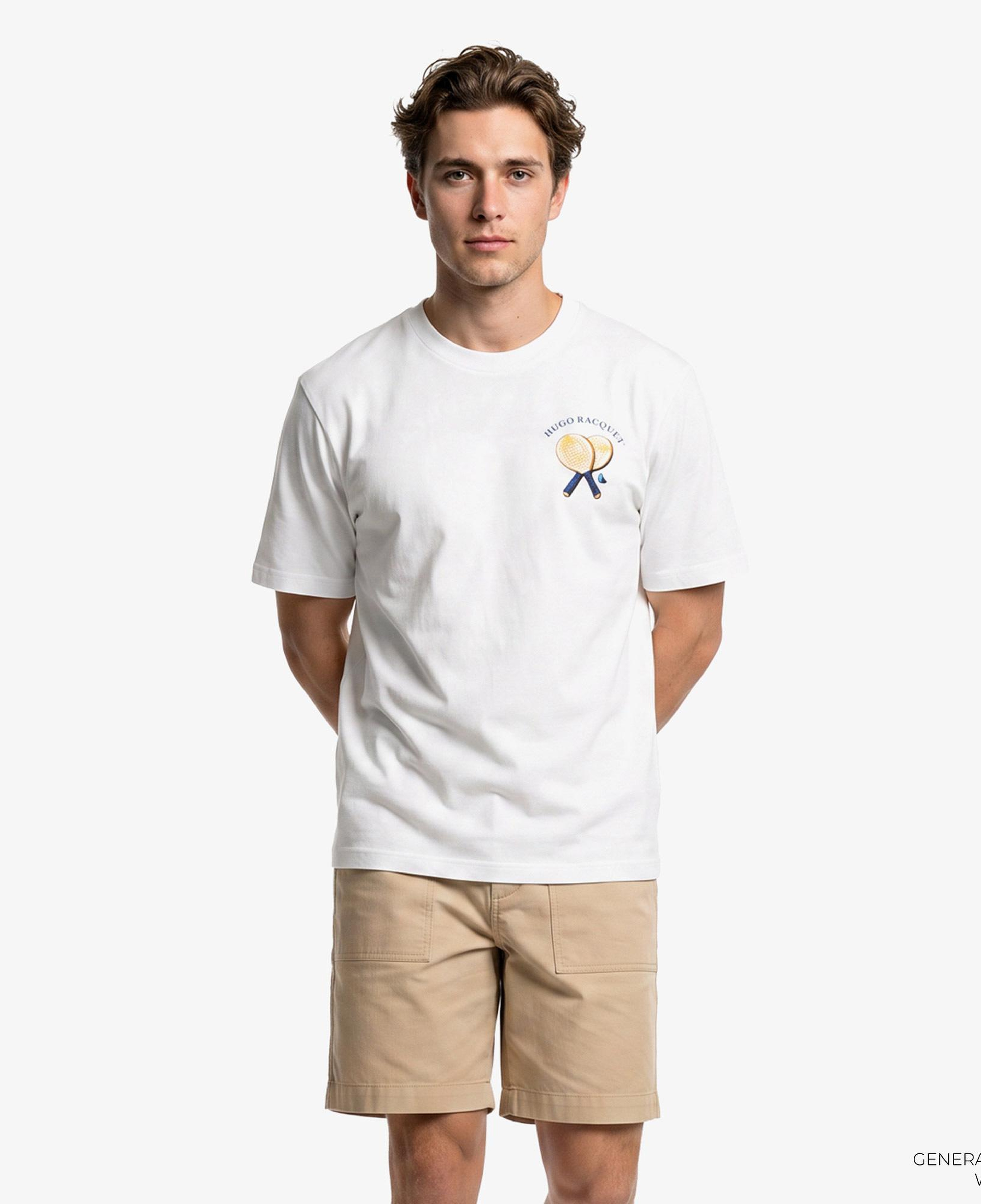 Hugo Nulaxo Erkek Beyaz T-Shirt