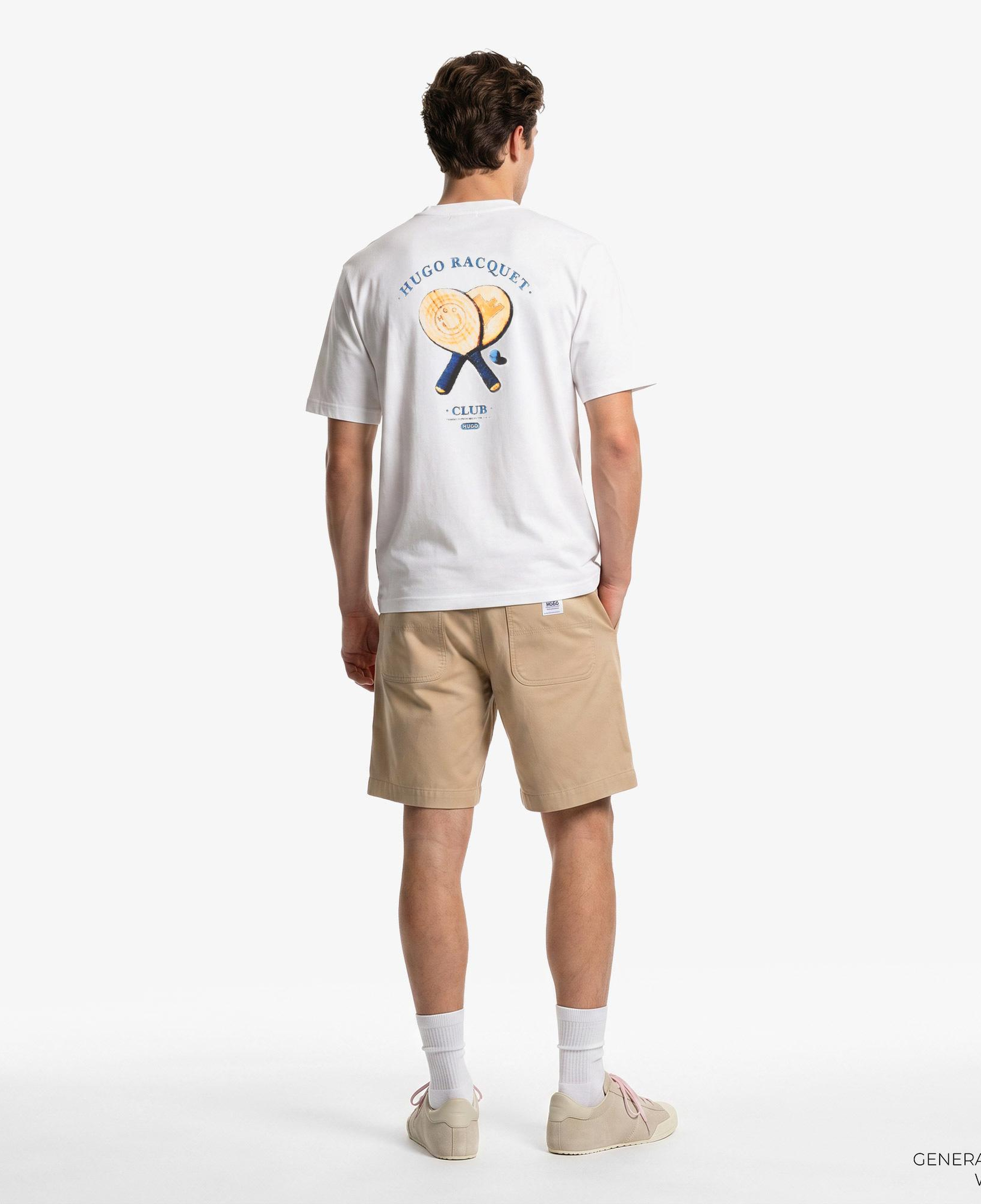 Hugo Nulaxo Erkek Beyaz T-Shirt