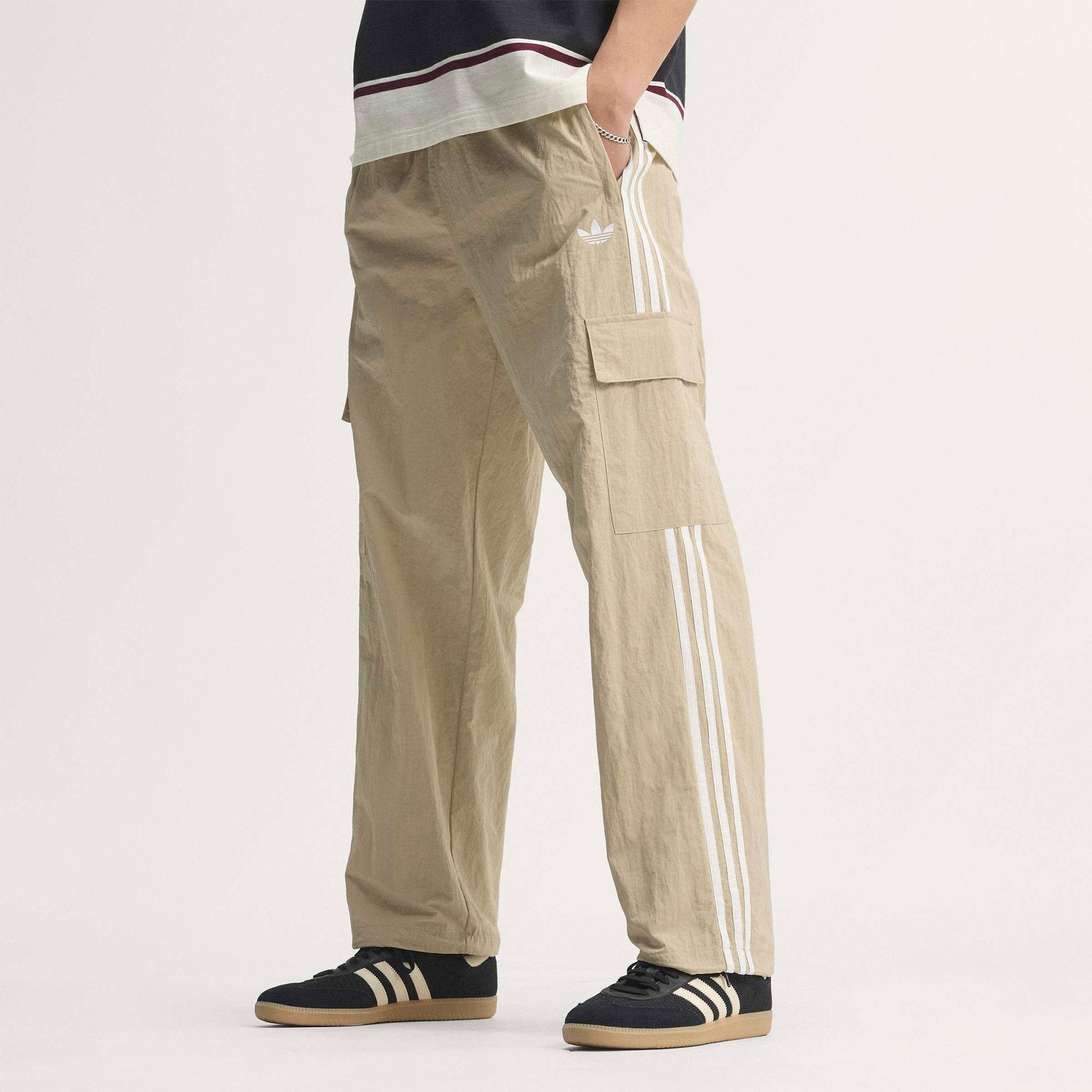 adidas 3-stripes Cargo Erkek Haki Eşofman Altı