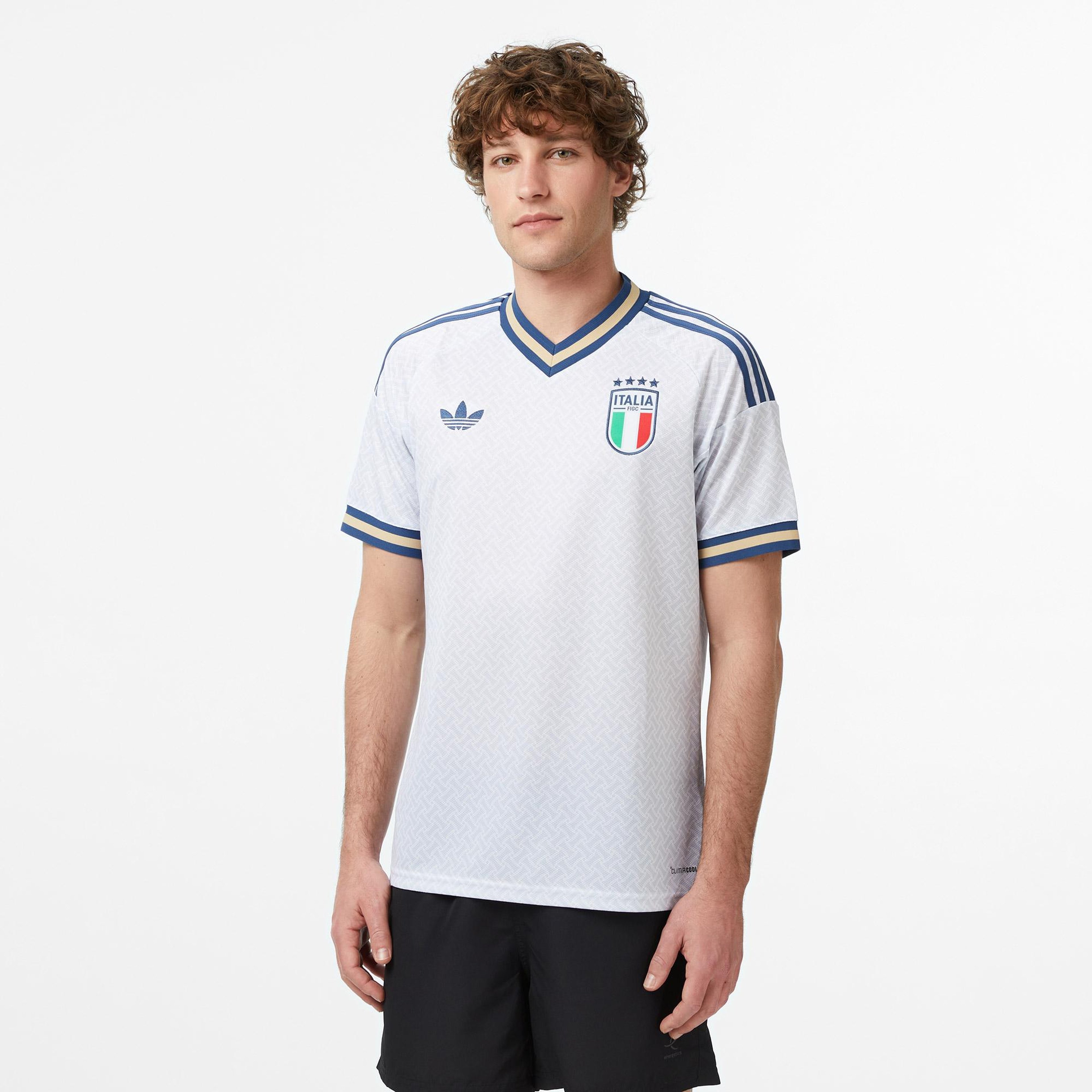 adidas İtalya Milli Takım Erkek Mavi Forma