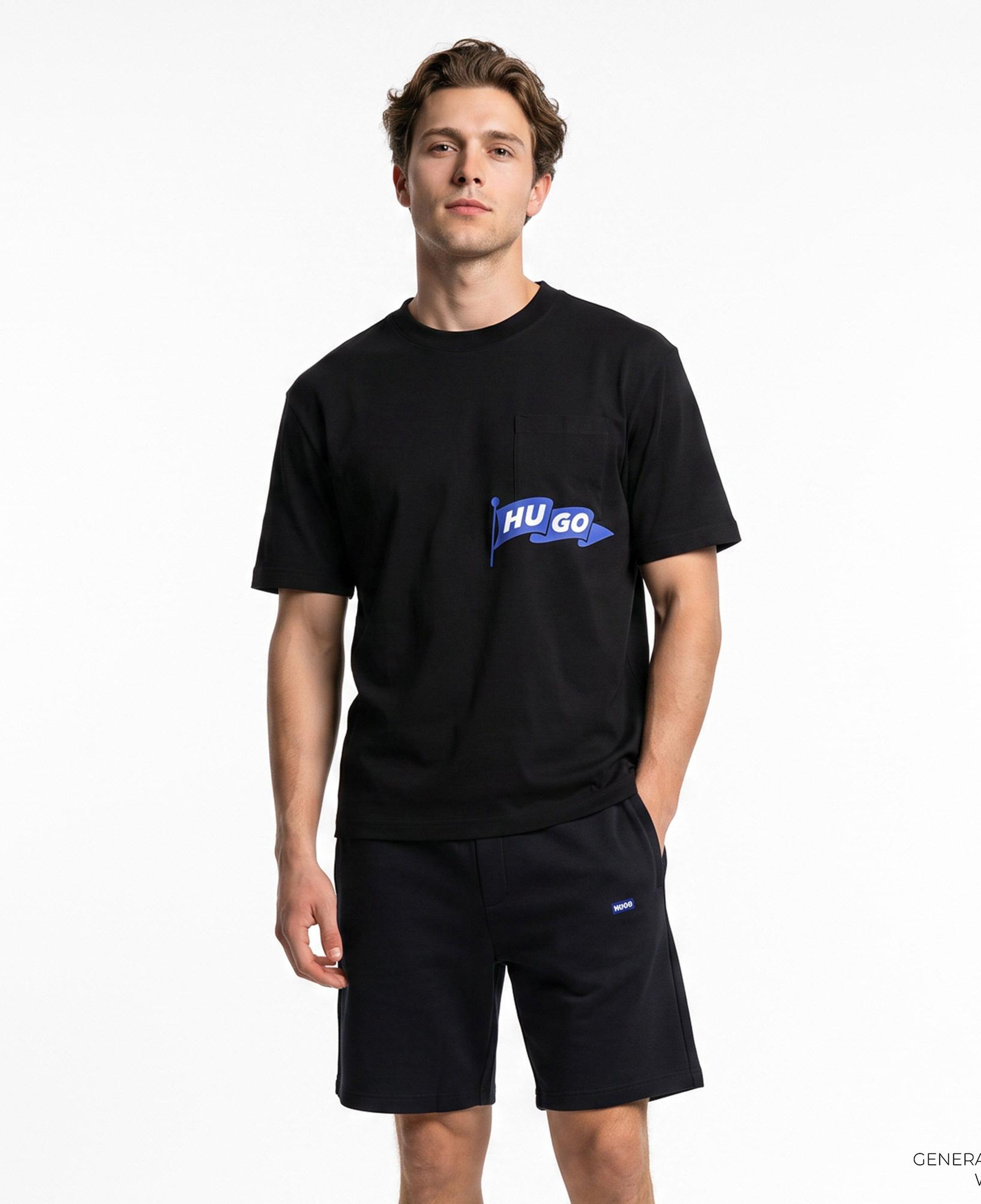Hugo Nohacrop Erkek Siyah T-Shirt